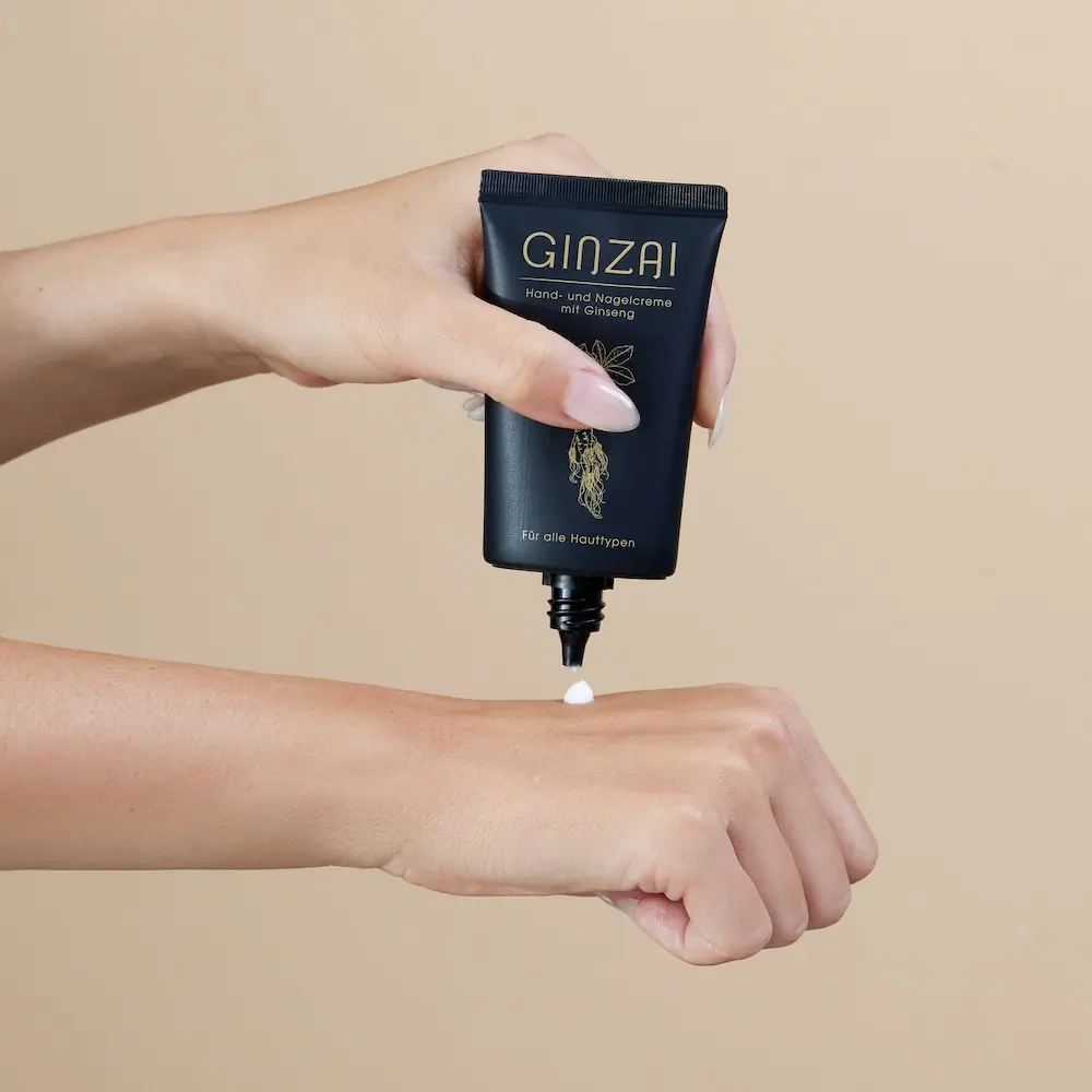 Hand- und Nagelcreme mit koreanischem Premium Ginseng (Waldginseng) - 50 ml