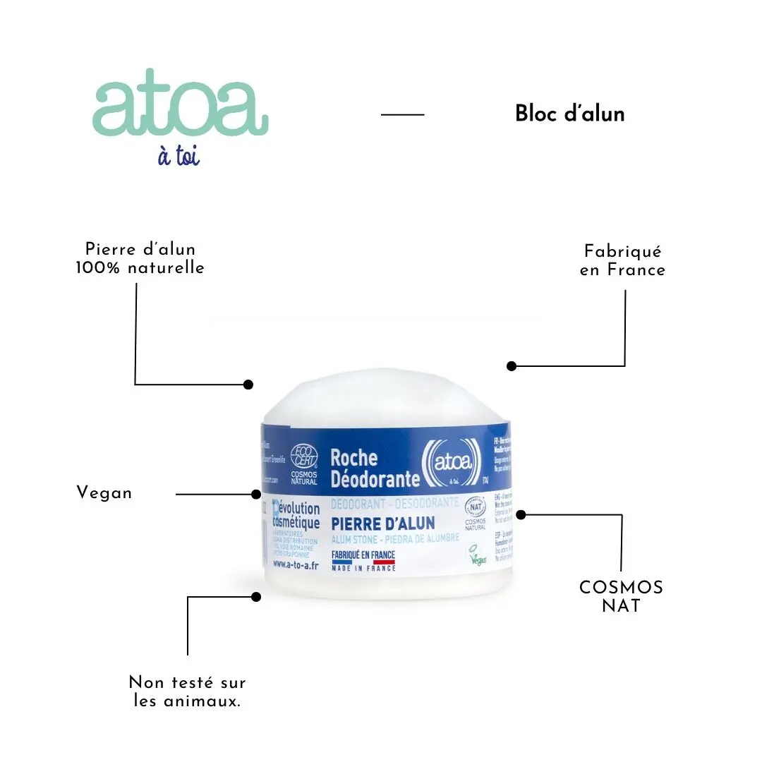 Deodorant Block 150g - Alum Stone