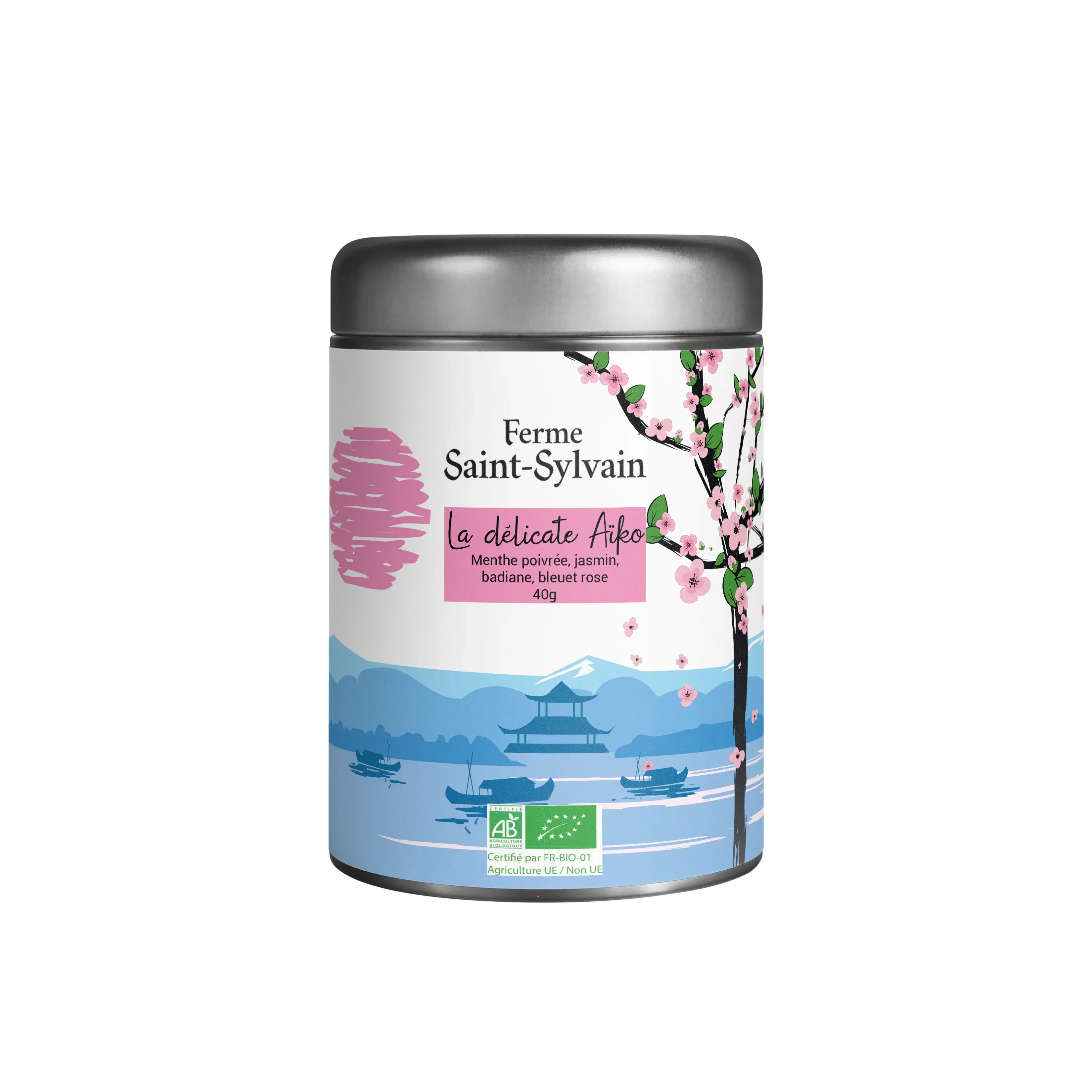 Der zarte Aïko 40g – BIO-Kräutertee aus Pfefferminze, Jasmin, Sternanis