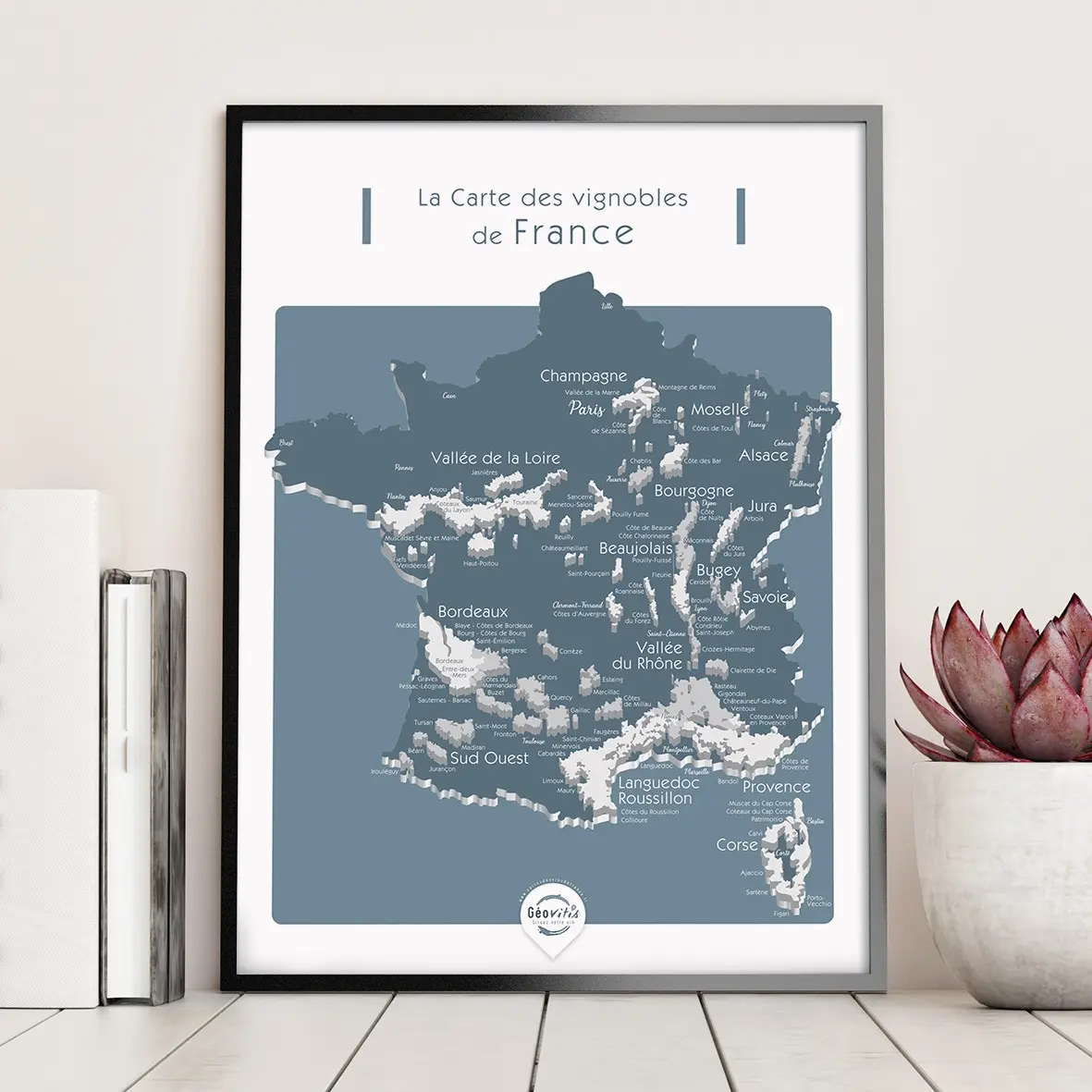 French wine poster 50x70 - Surprising