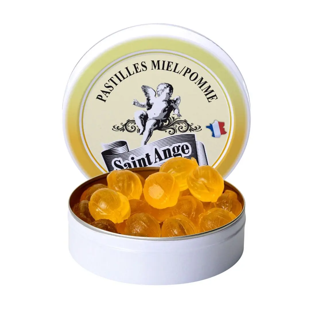 Saint Ange | Bonbons Artisanaux | Saveur Miel Pomme | Boîte 50 g