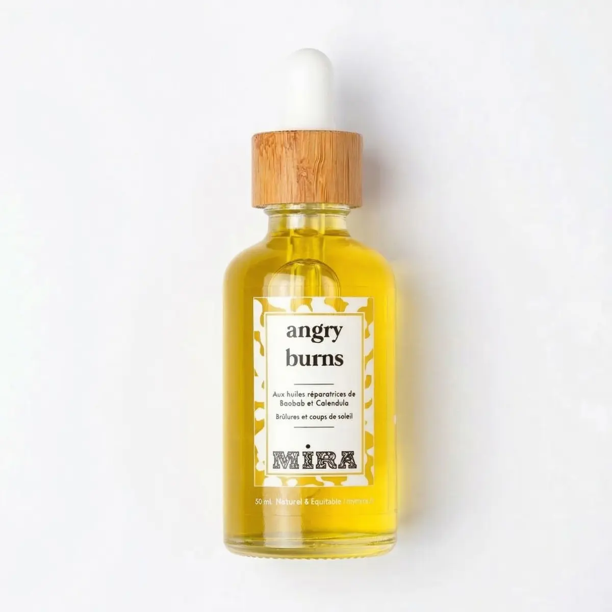 POST COUPS DE SOLEIL - Angry Burns - Huile pour brûlures et coups de soleil aux 5 huiles végétales - Visage, corps - Réparatrice, régénérante, apaisante - 50 ml