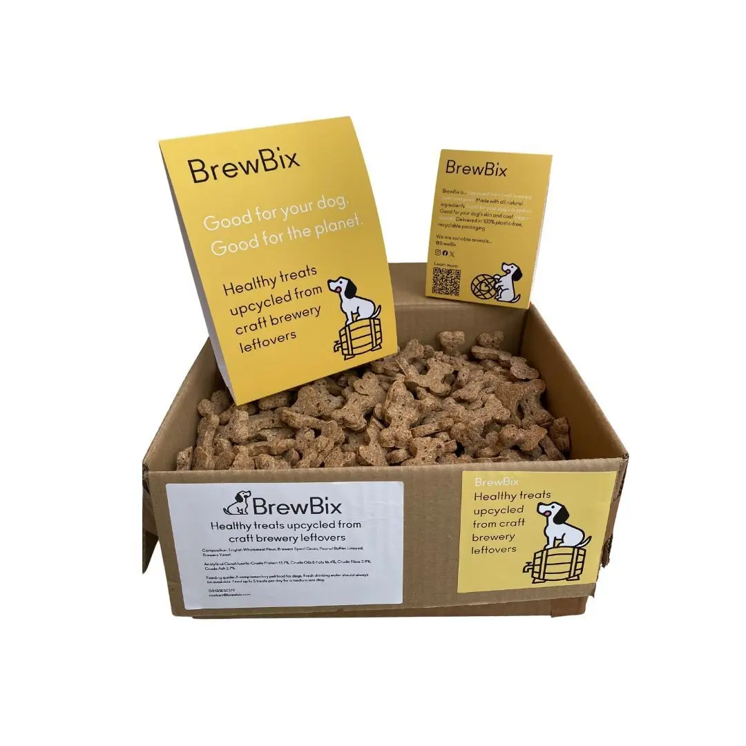 3 kg BrewBix Erdnussbutter-Hundekekse PROBE Großpackung