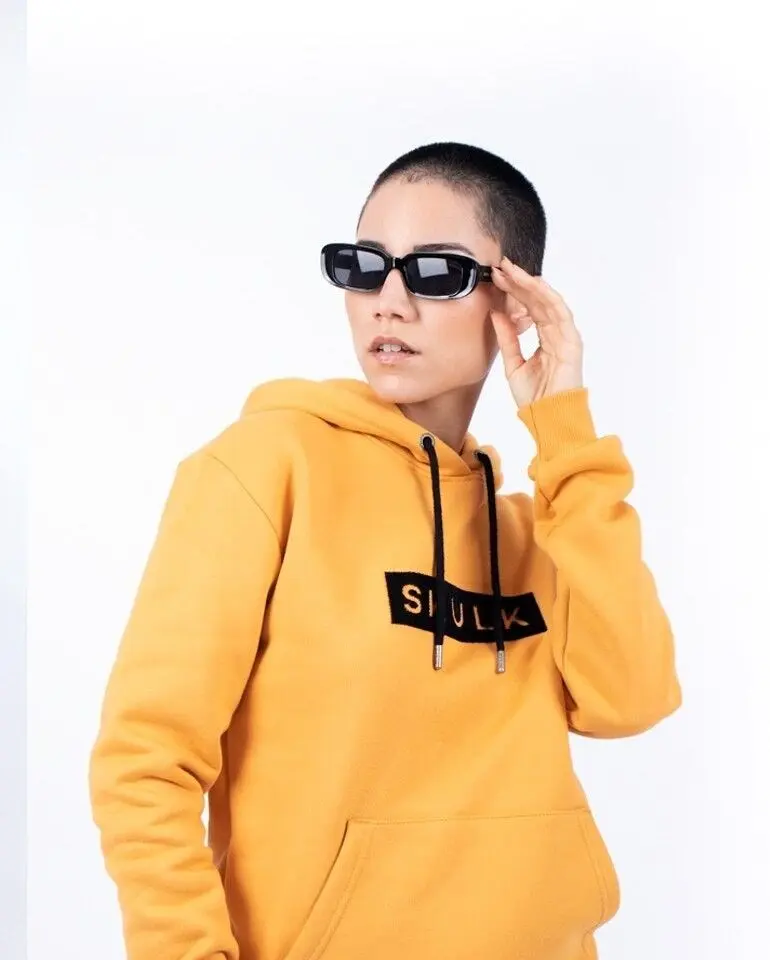 Hoodie Skulk Yellow