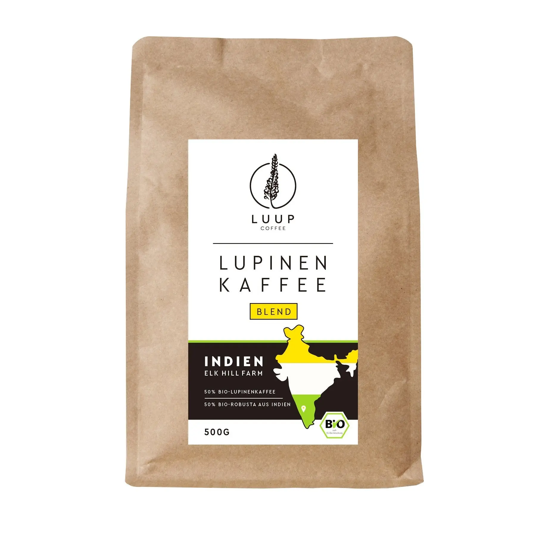 Lupine Coffee Blend India | 500g | ground (old design)