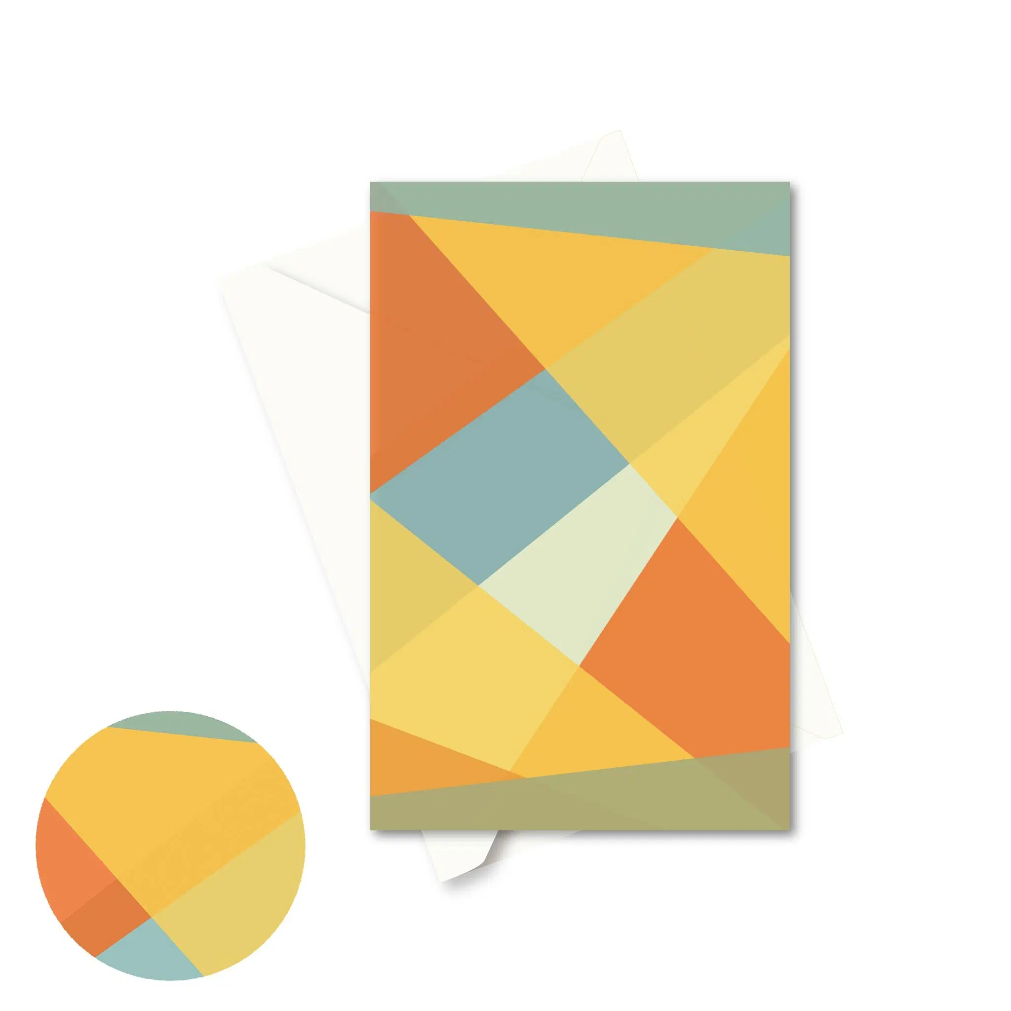 Greeting Card - Shape Mosaic 1