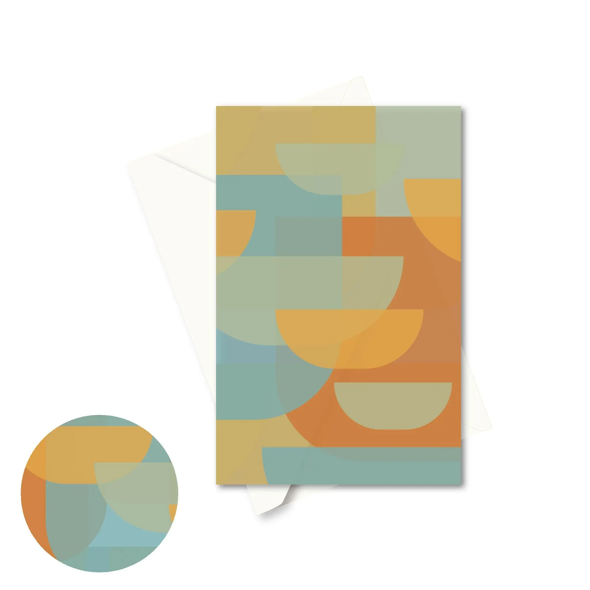 Greeting Card - Shape Mosaic 3