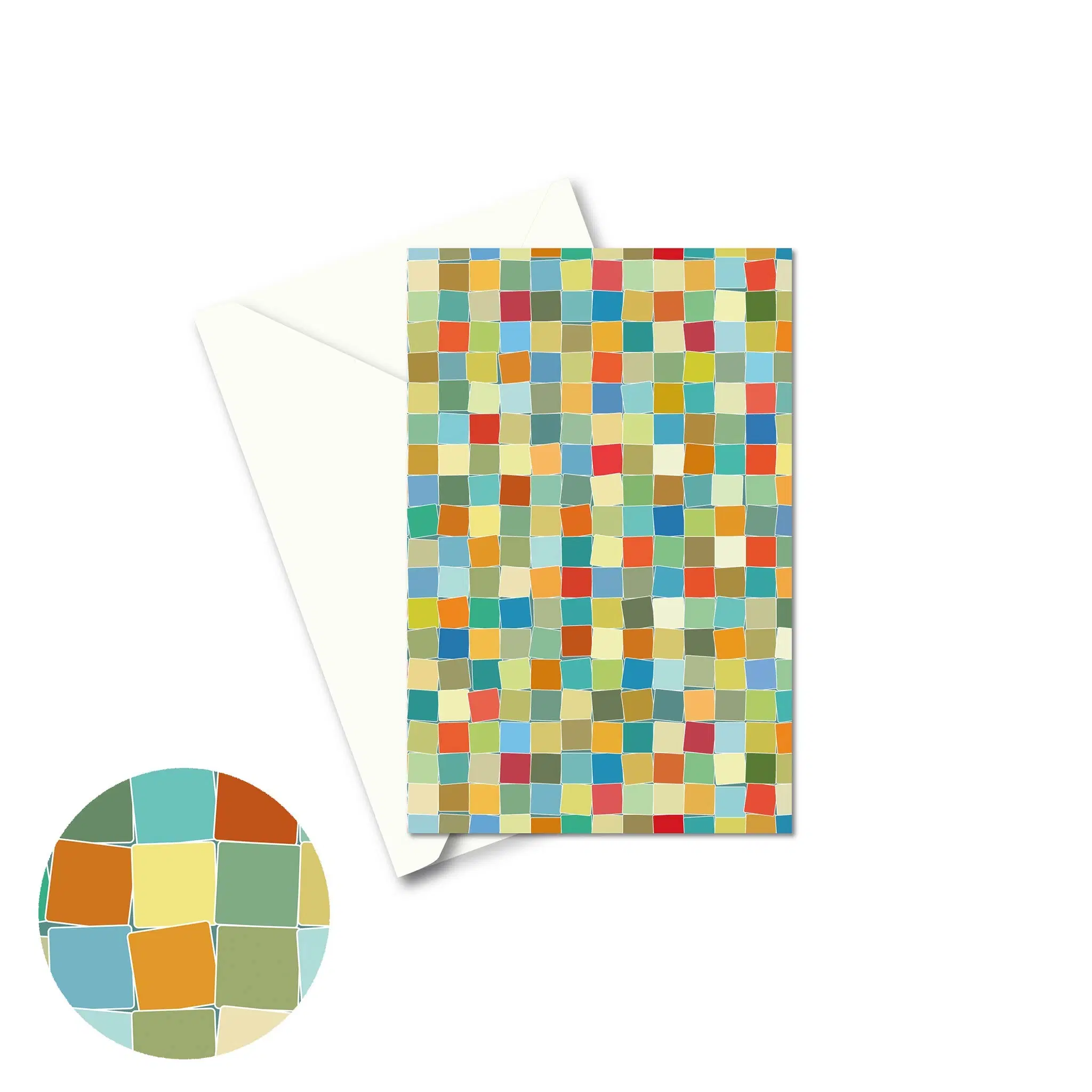 Greeting Card - Tiles and Text