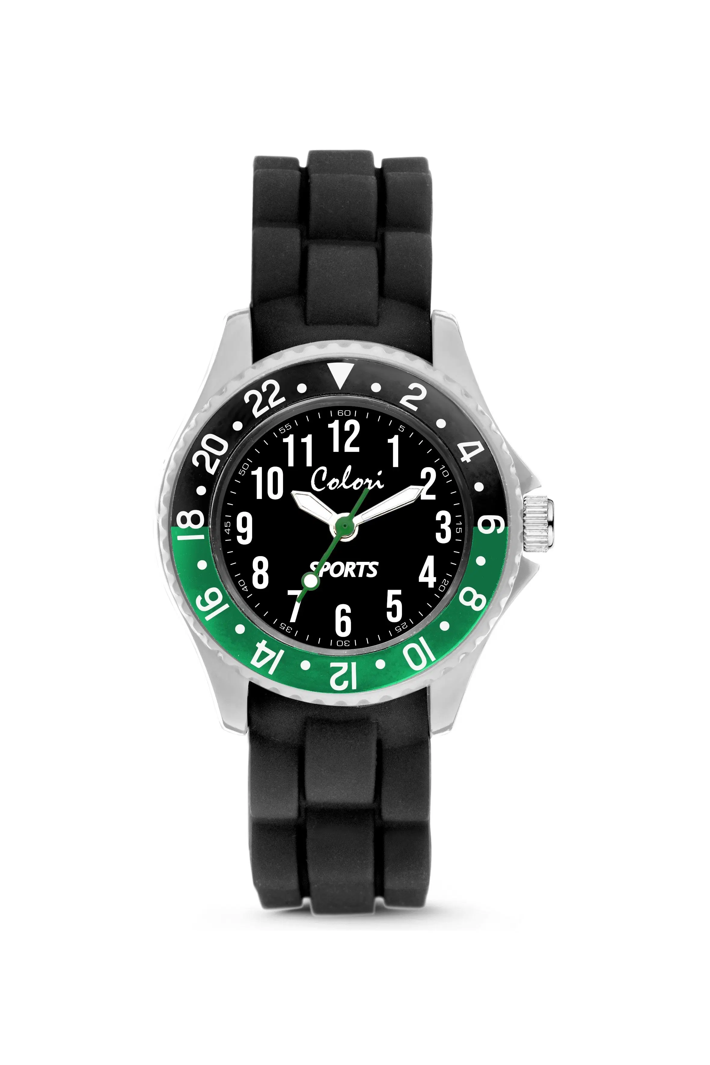 Colori Kidswatch 30MM Sports green/black 5ATM