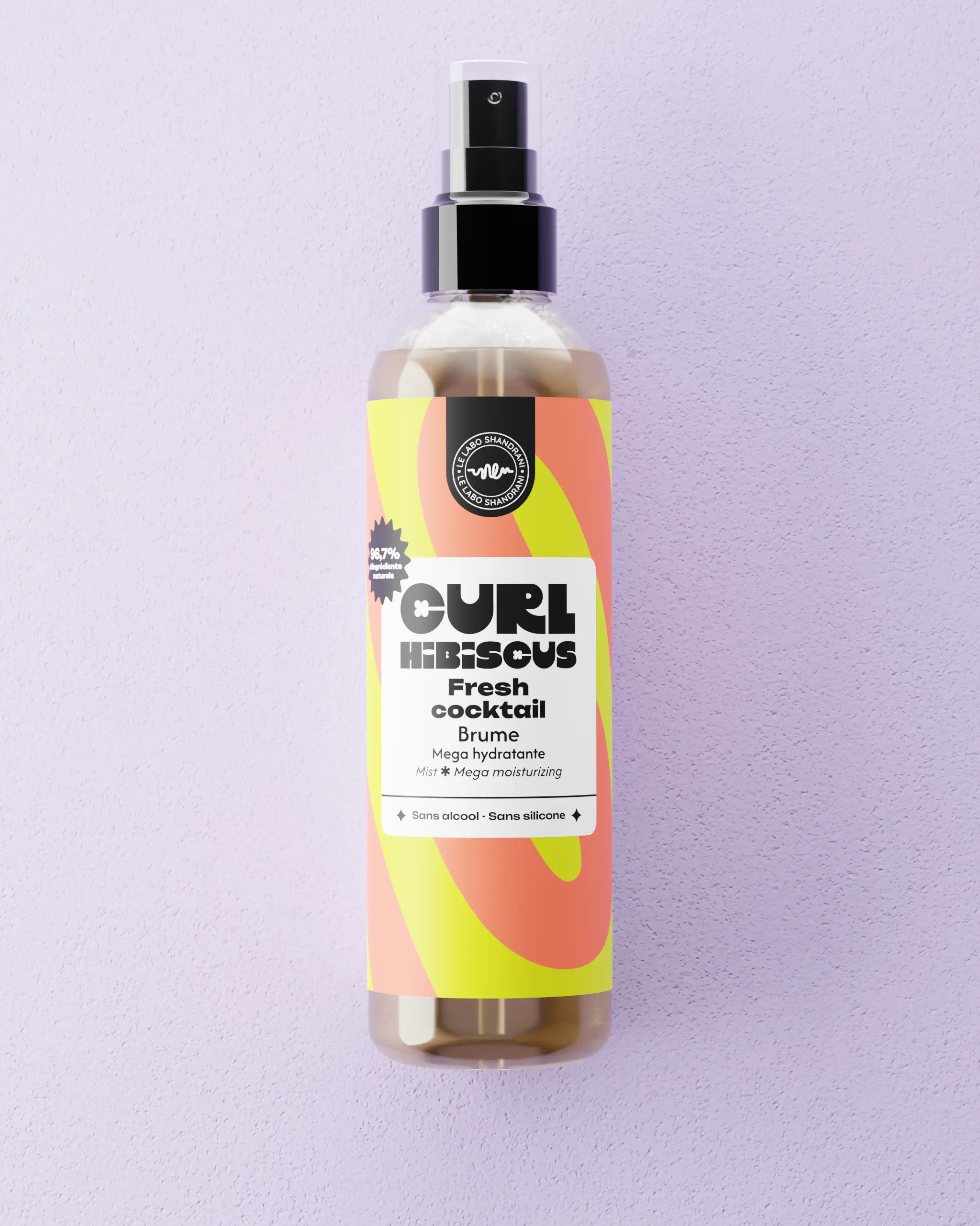 Feuchtigkeitsspendender Nebel -CURL HIBISCUS - Fresh Cocktail 250 ml