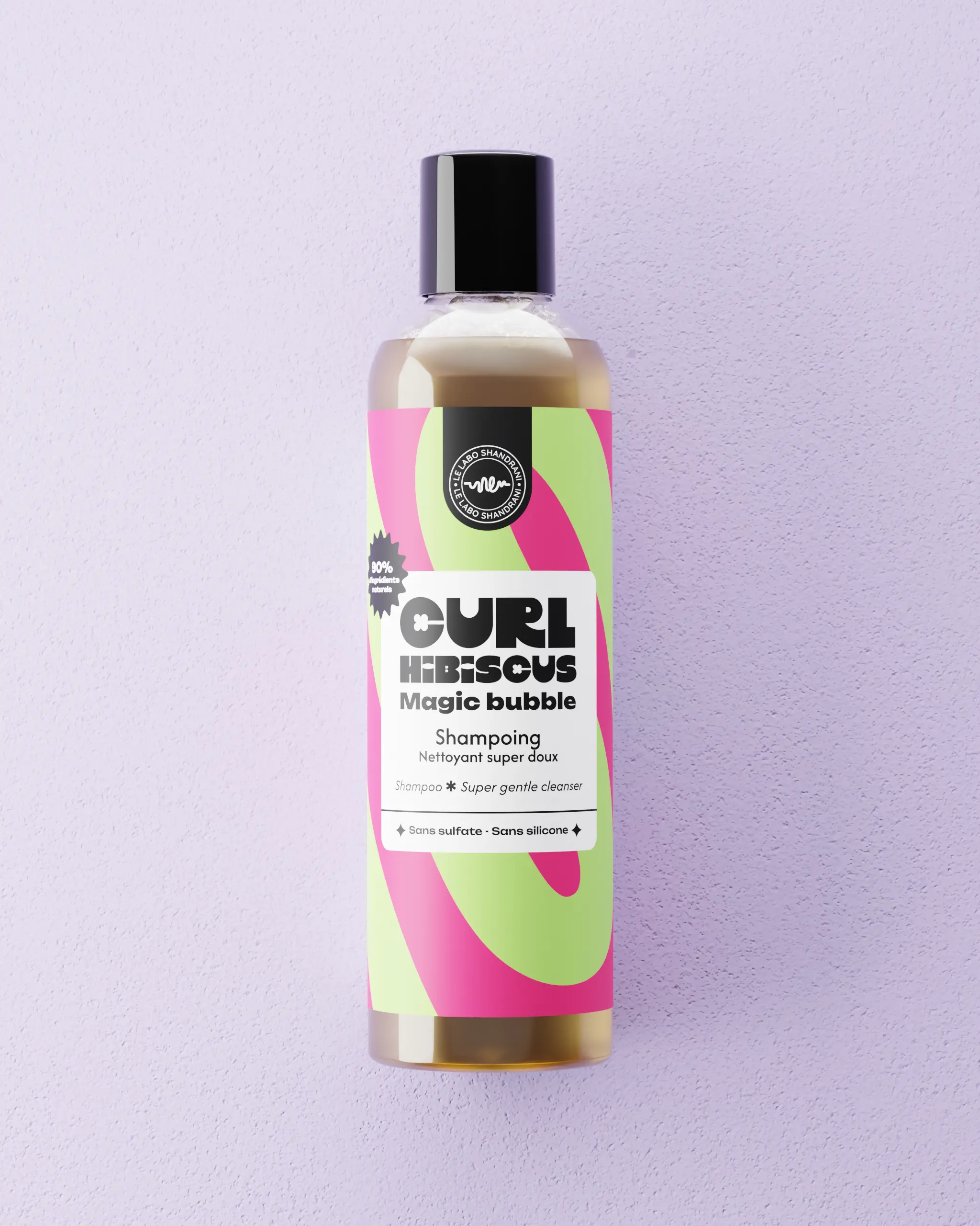 Intensives Shampoo - CURL HIBSCUS - Magic Bubble 250 ml