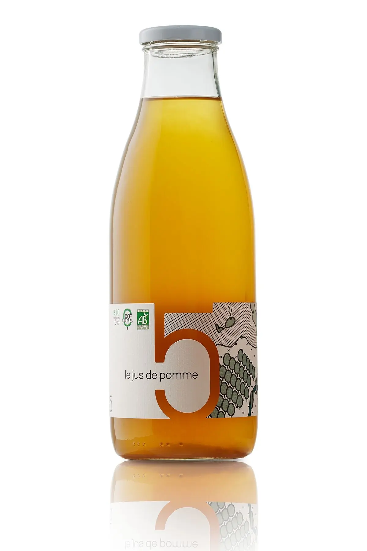 Le jus de pomme bio (1L) - Bio et sans sucres ajoutés