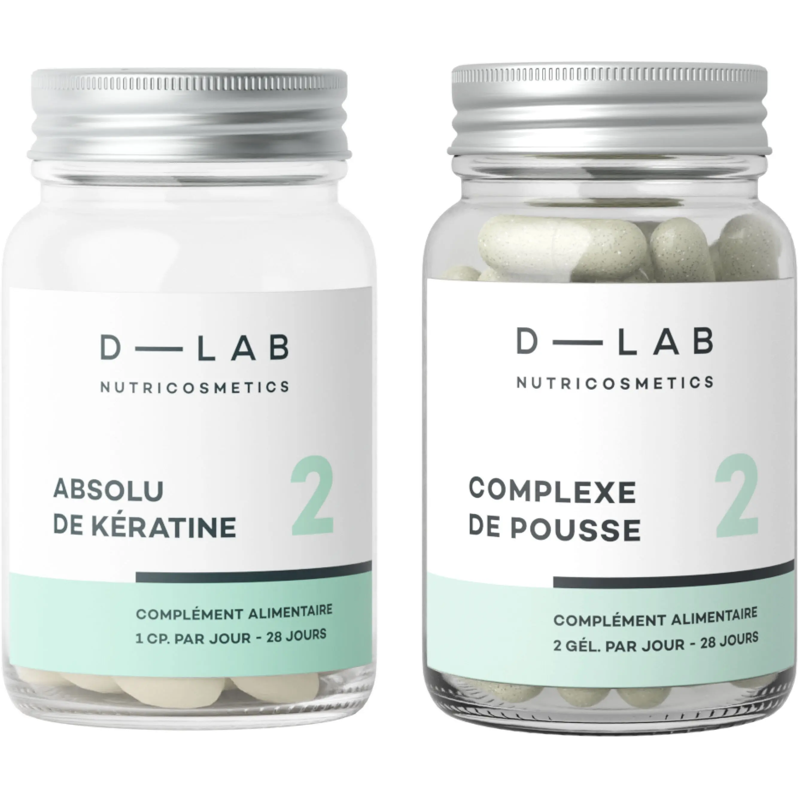 DUO NUTRITION-CAPILLAIRE - Action 360° sur la synthèse de kératine - Compléments Alimentaires Cheveux
