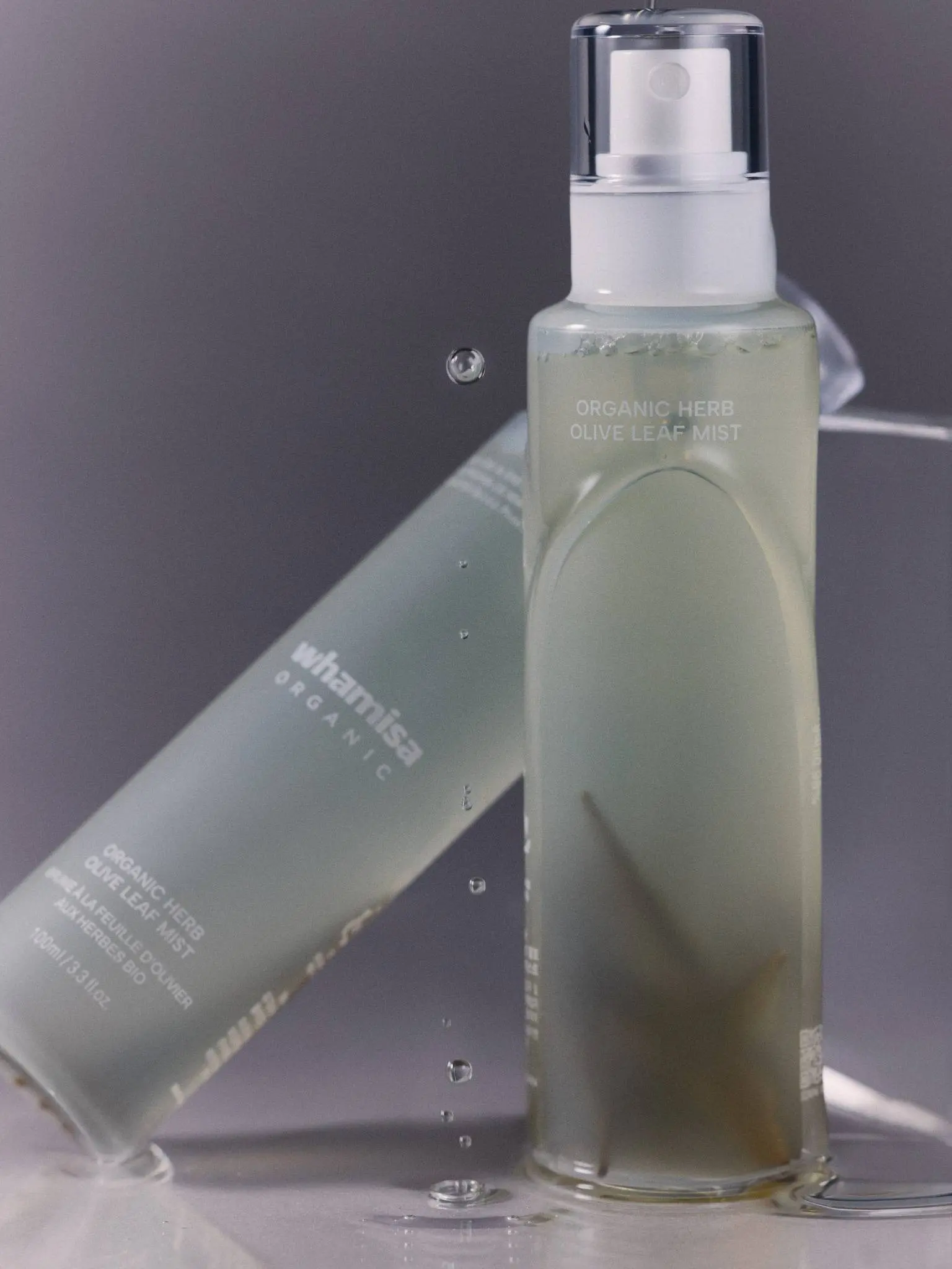 Agua de belleza Bruma de hoja de olivo 80 ml Whamisa Korean Beauty