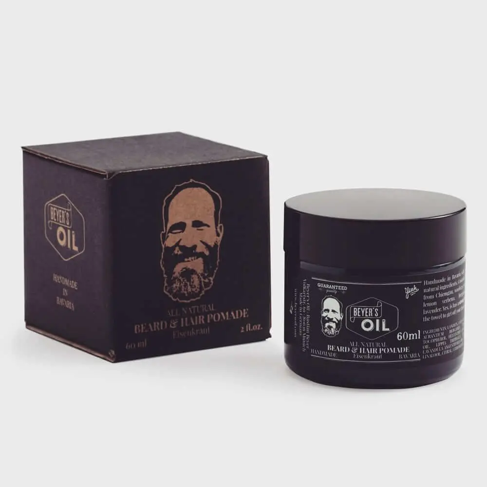 Beard and hair pomade