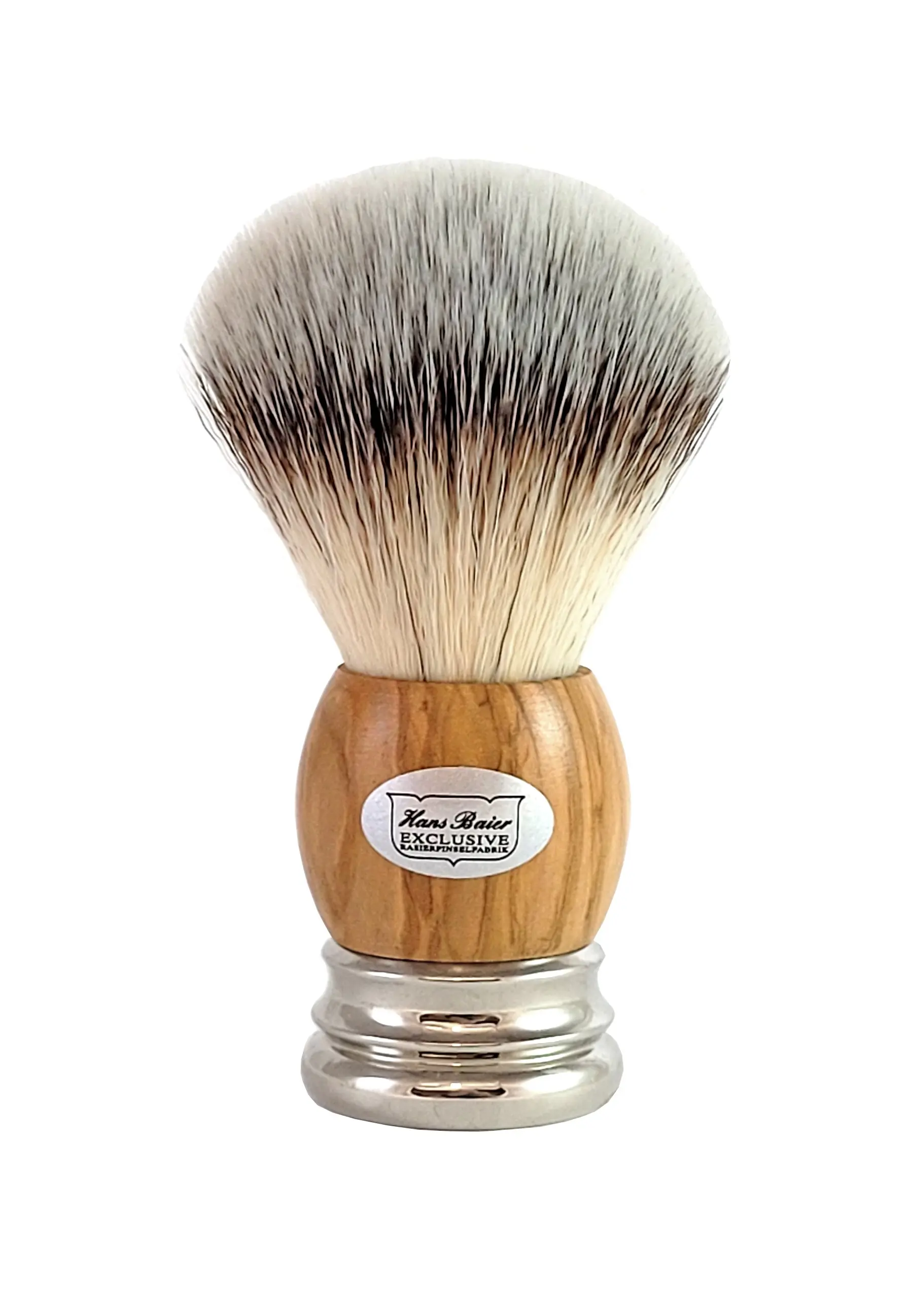 Shaving brush olive wood (Item no.: 50673)