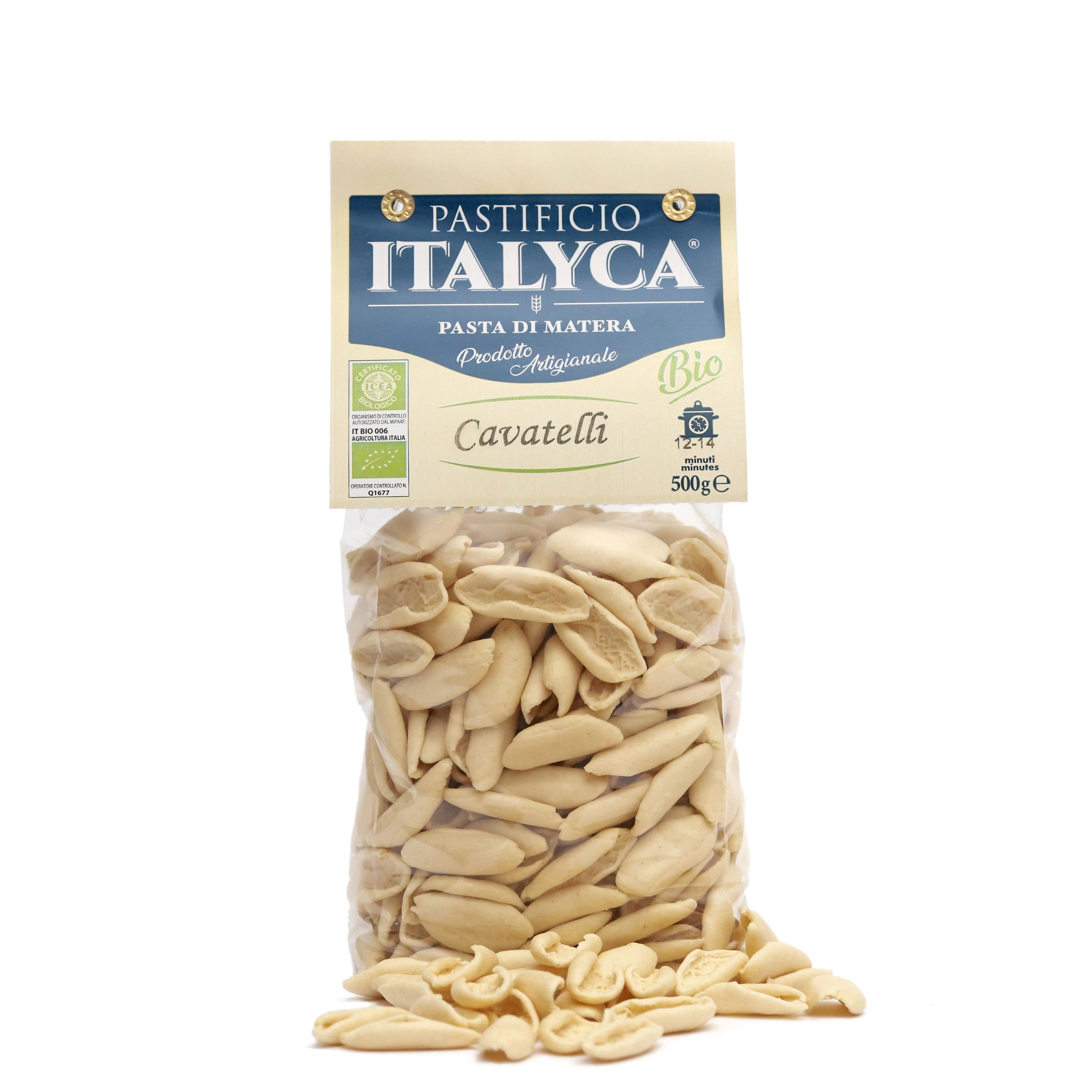 PÂTES ARTISANALES BIO 100% ITALIENNES Cavatelli