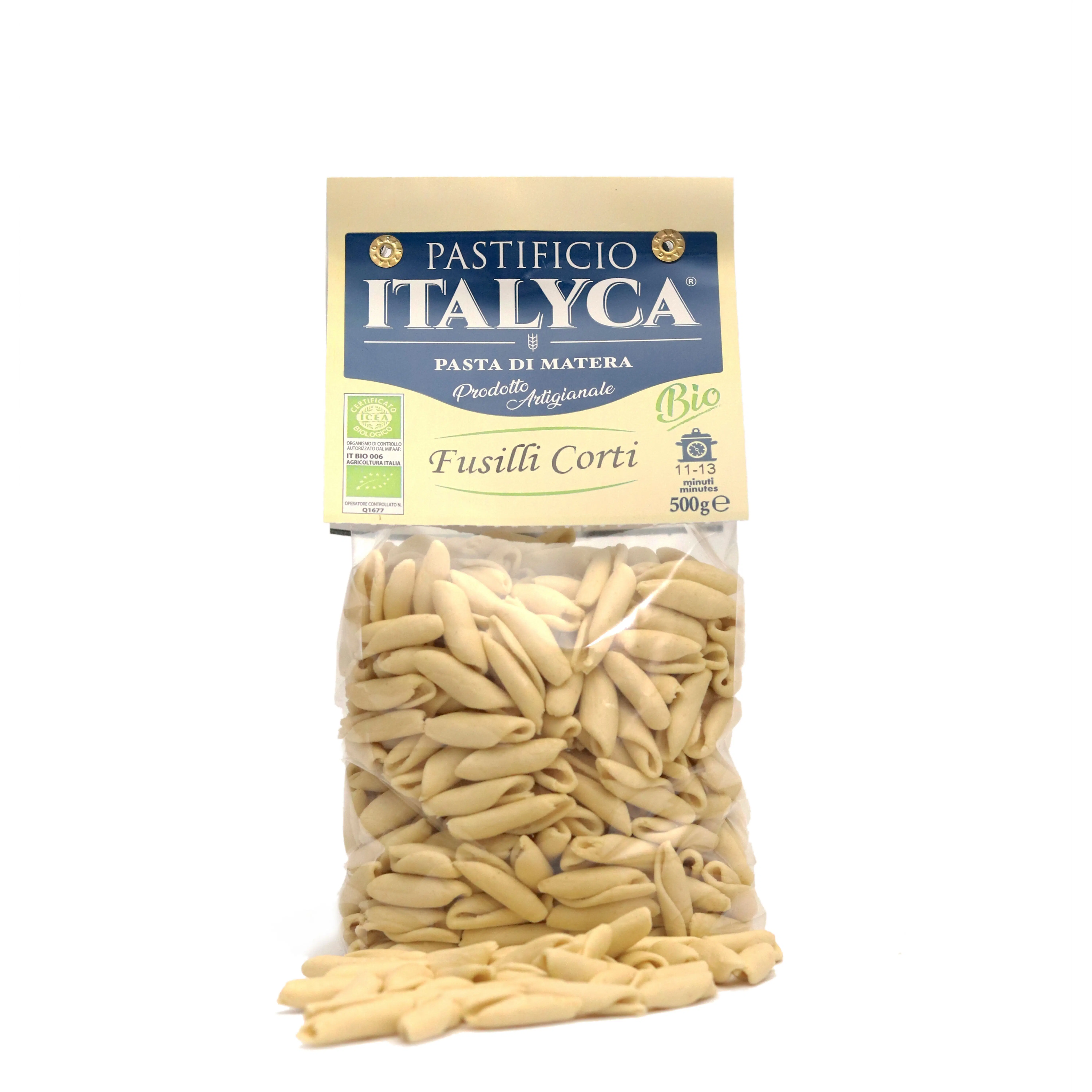 Fusillis courts PÂTES ARTISANALES BIO 100% ITALIE