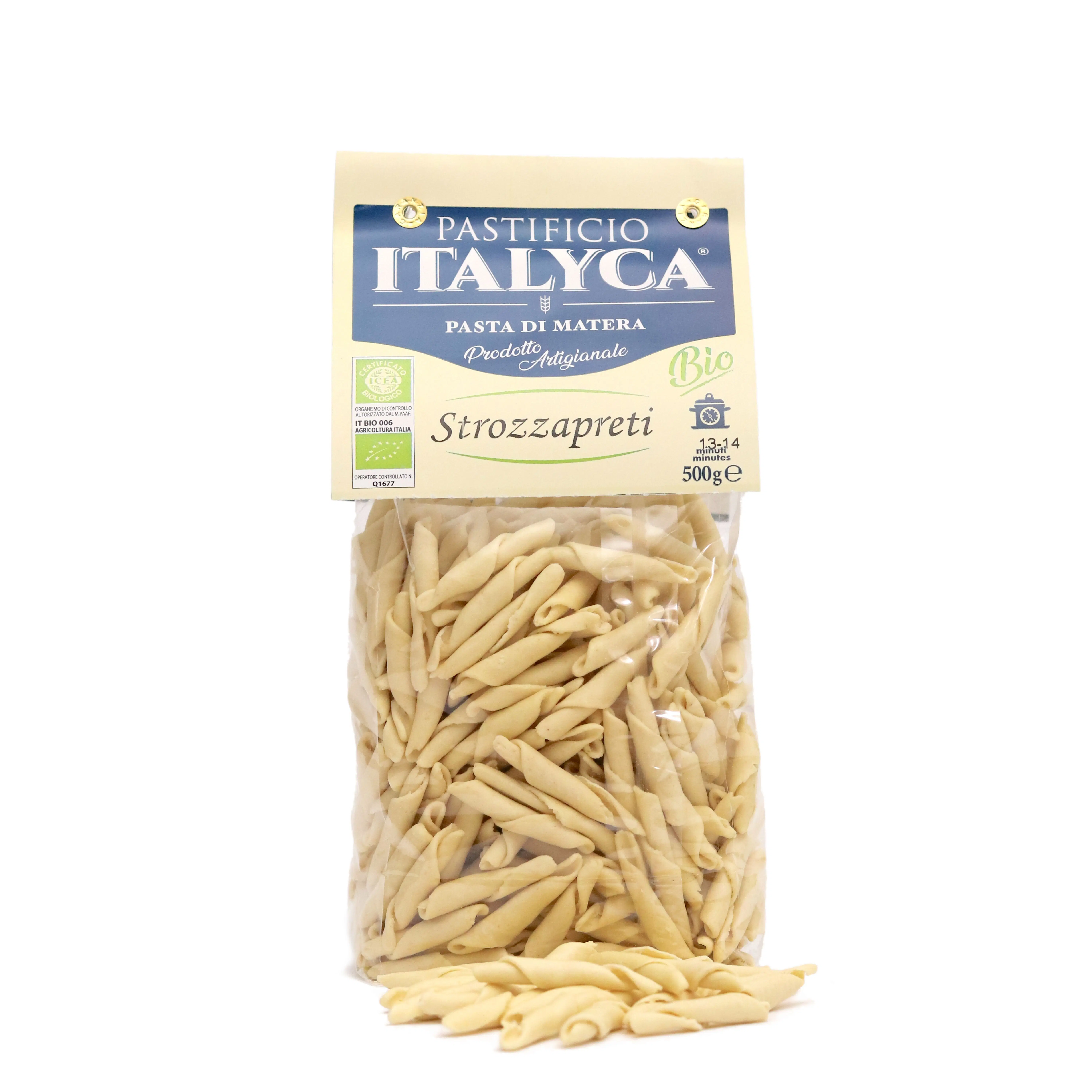 STROZZAPRETI PÂTES BIOLOGIQUES ARTISANALES 100% ITALIENNES