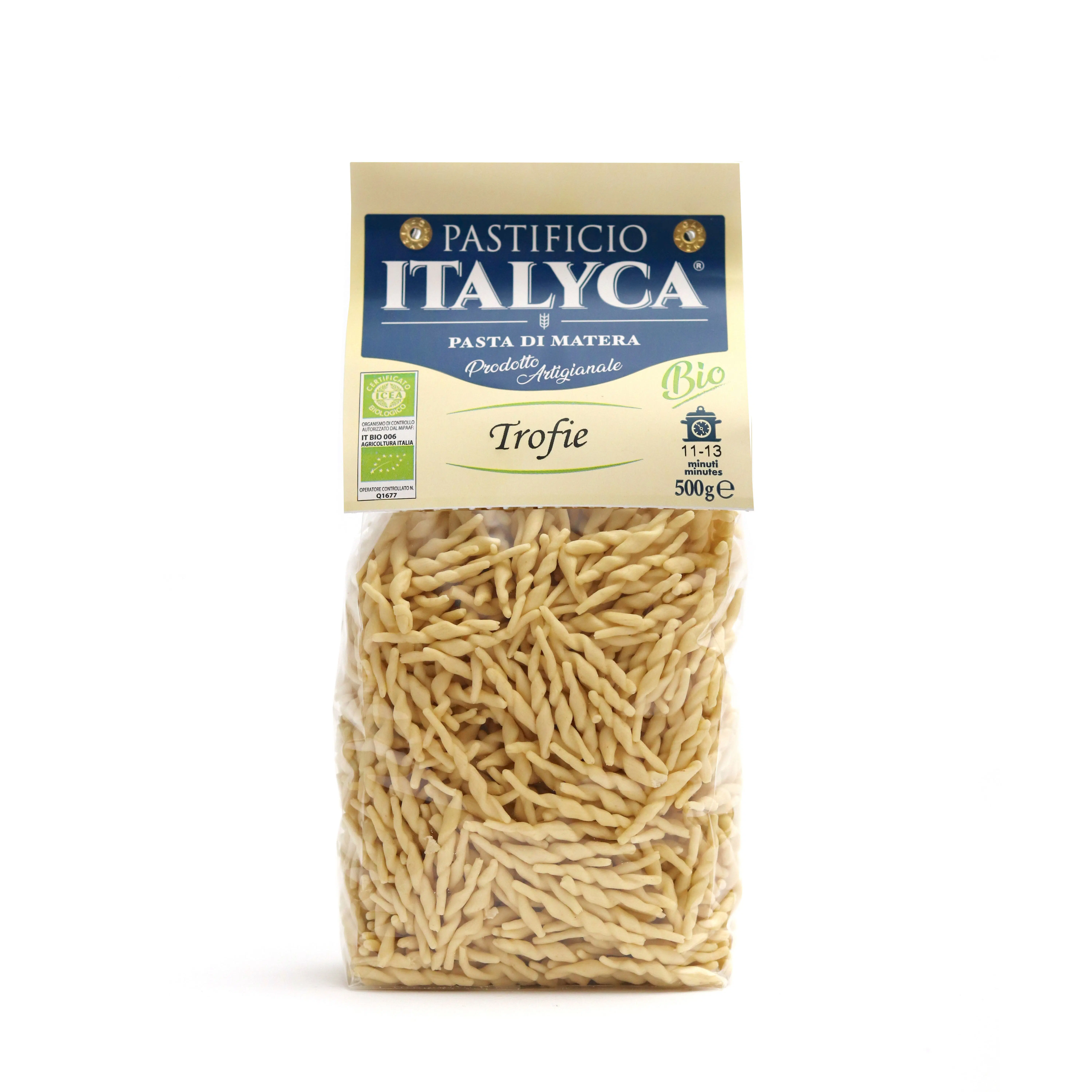 TROFIE ARTISAN PÂTES BIO 100% ITALIE