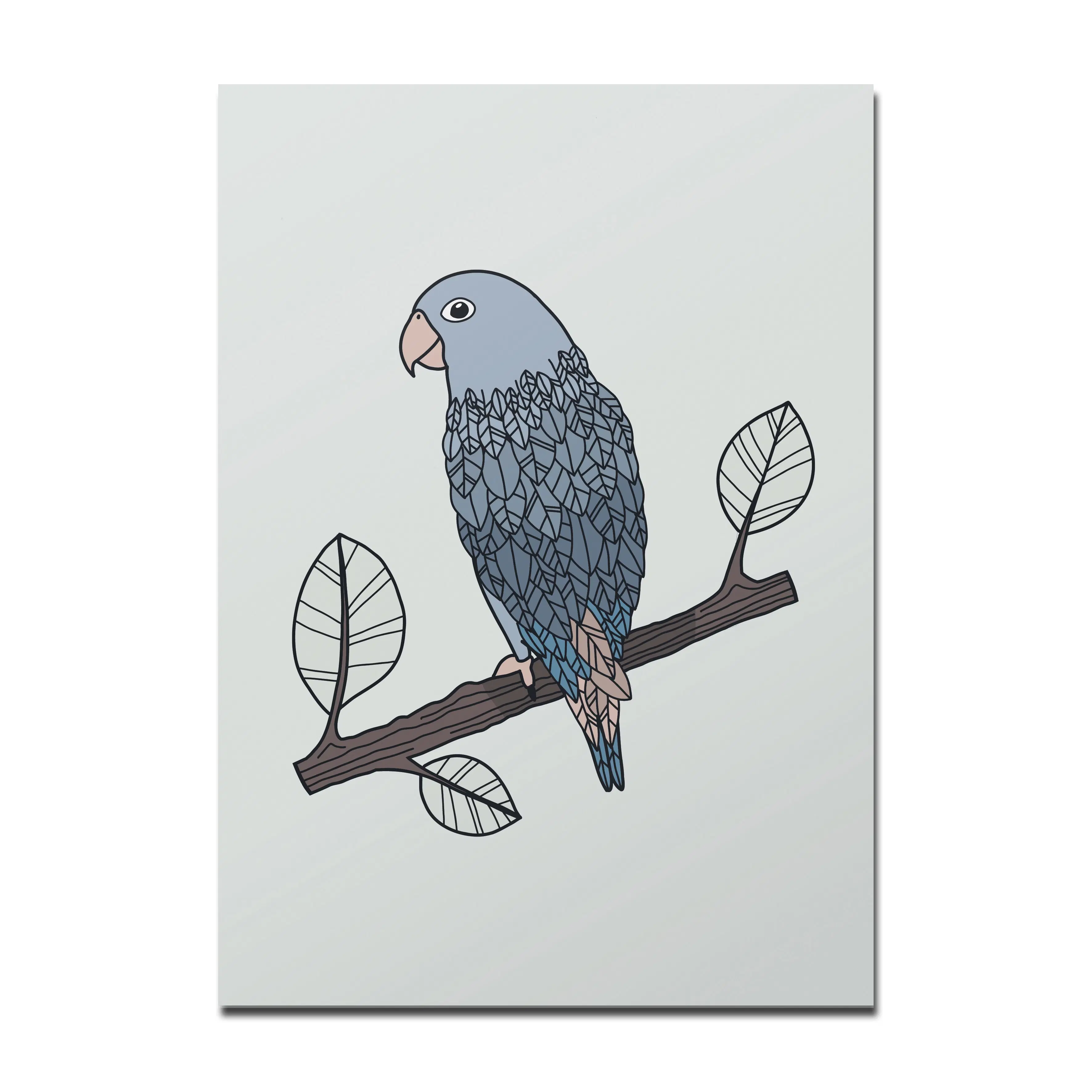 Postcard parrot