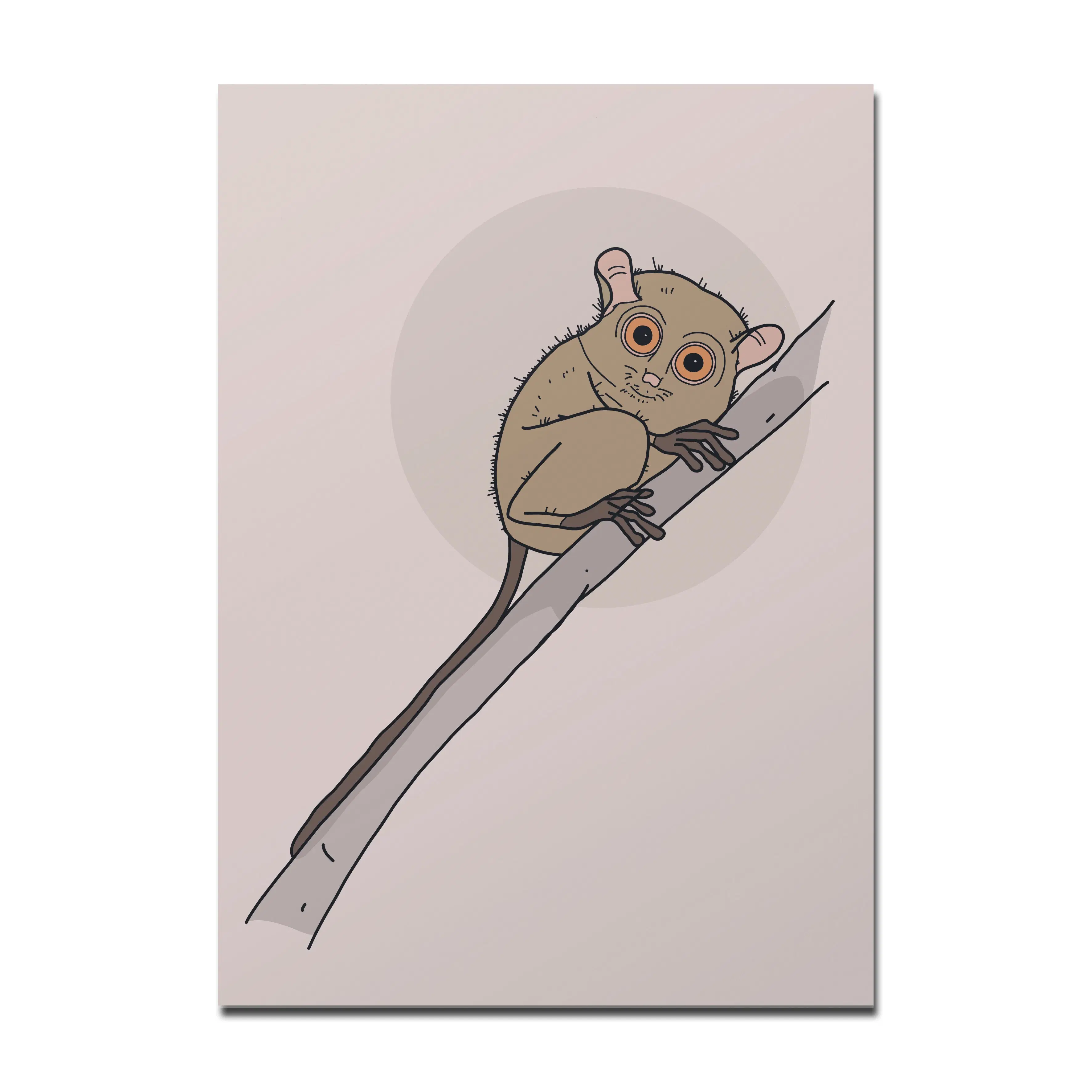 Postcard Tarsier