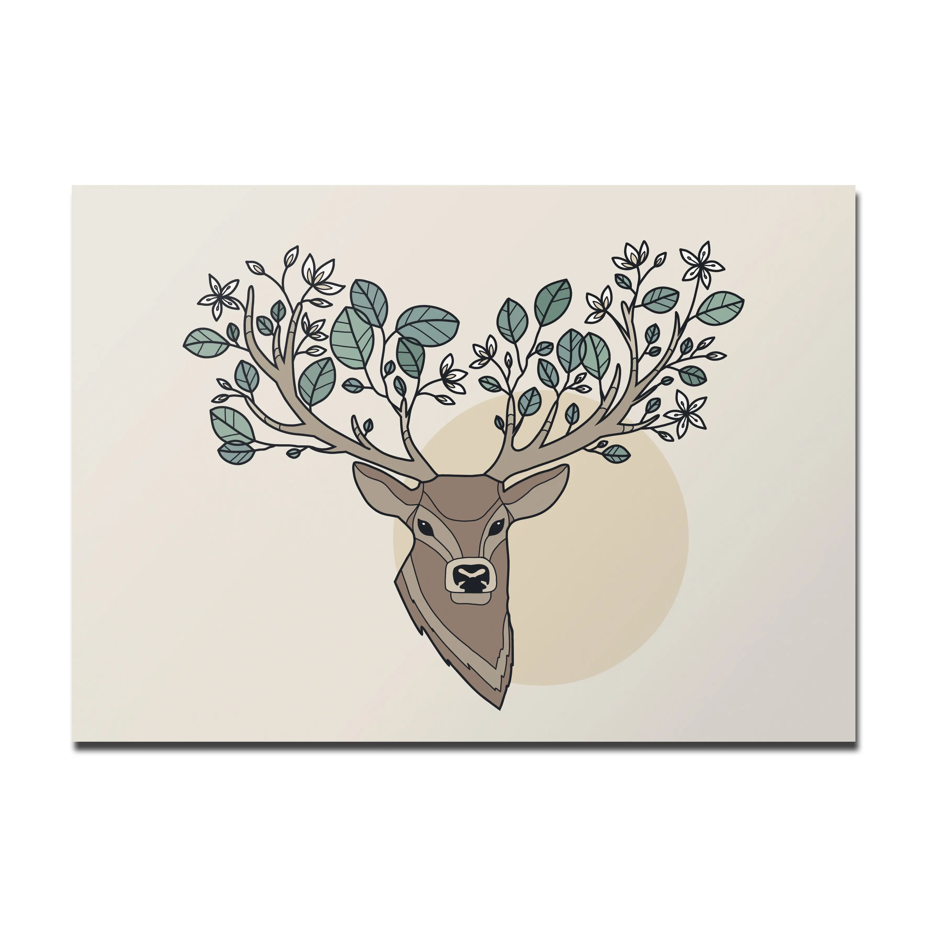 Postcard Hirsvh
