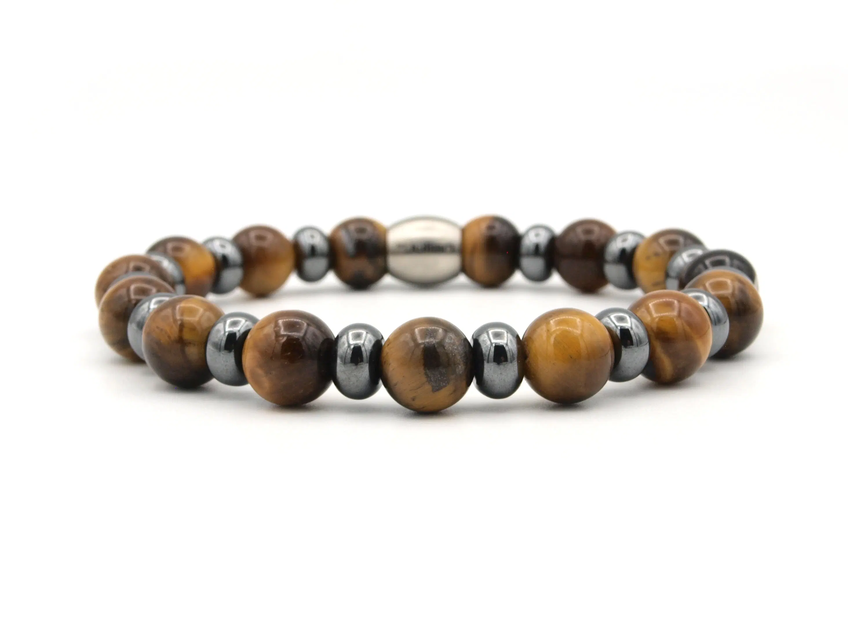 bracelet Umi hematite tiger eye (10mm)