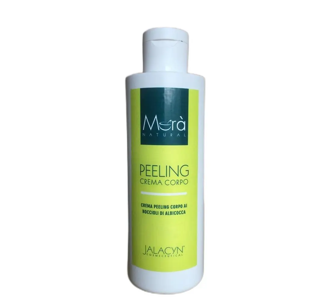 Body peeling cream with apricot stones Morà natural -flacon 200ml