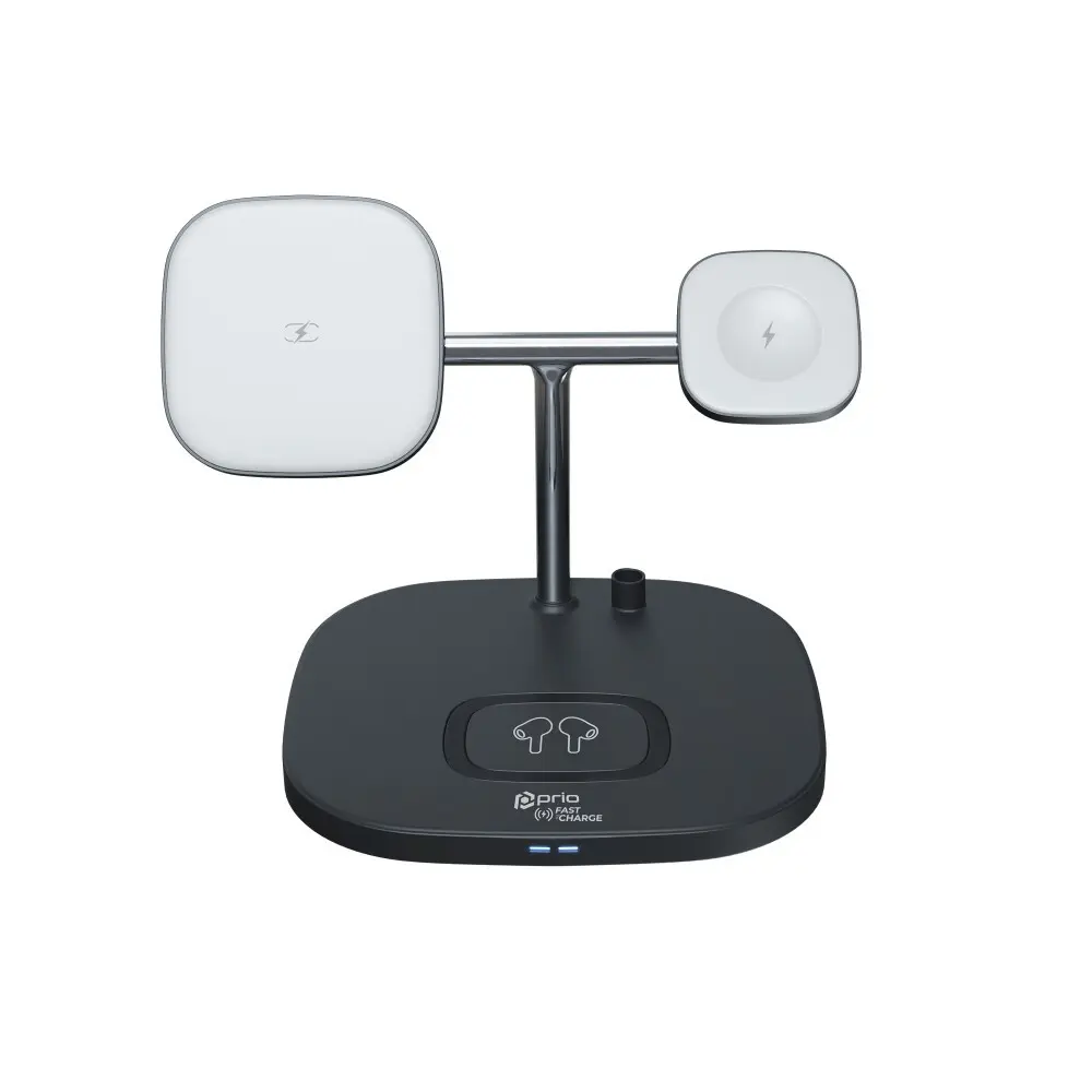 prio 4in1 Magnetischer kabelloser Ladeständer (15 W)