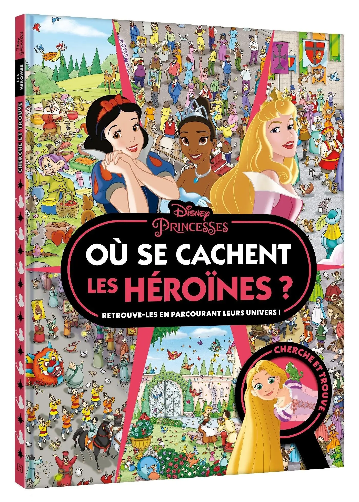 Seek and Find notebook - DISNEY PRINCESSES - Where are the heroines hiding?