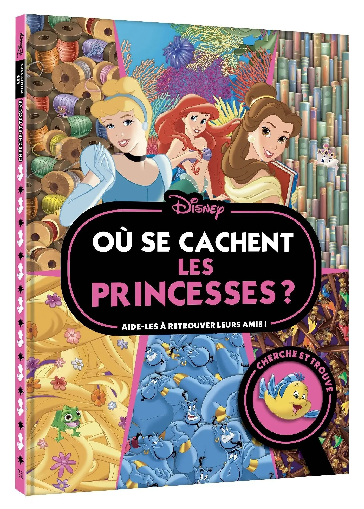 Seek and Find notebook - DISNEY PRINCESSES - Where are the princesses hiding?