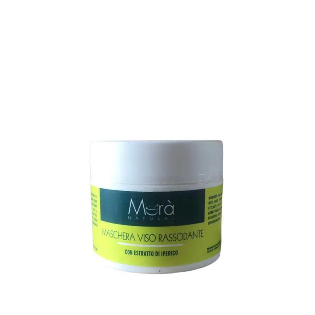Maschera viso rassodante all'estratto di iperico Morà natural - vasetto 50ml