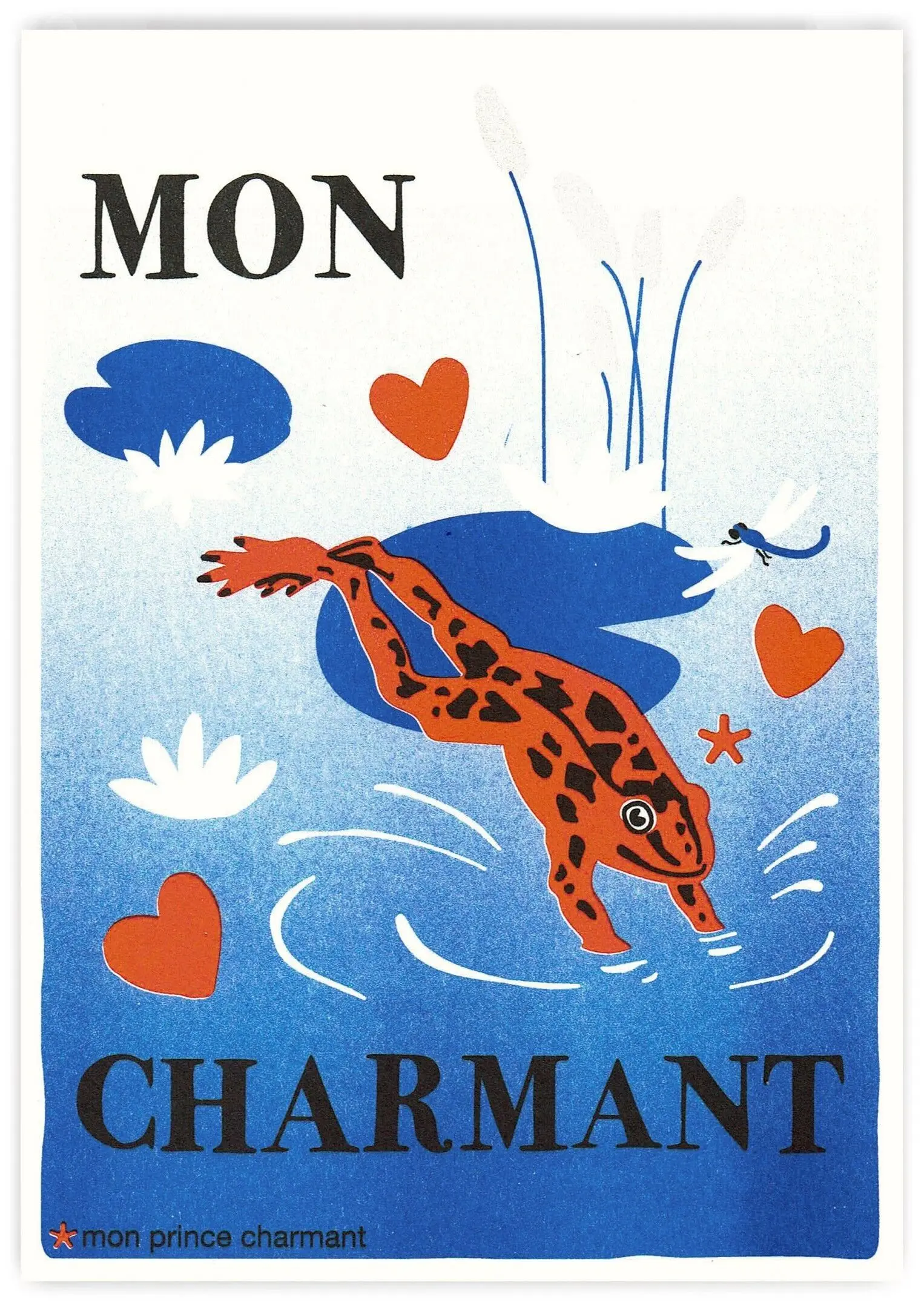 Carte A5 "LES MOTS DOUX" - PRINCE CHARMANT