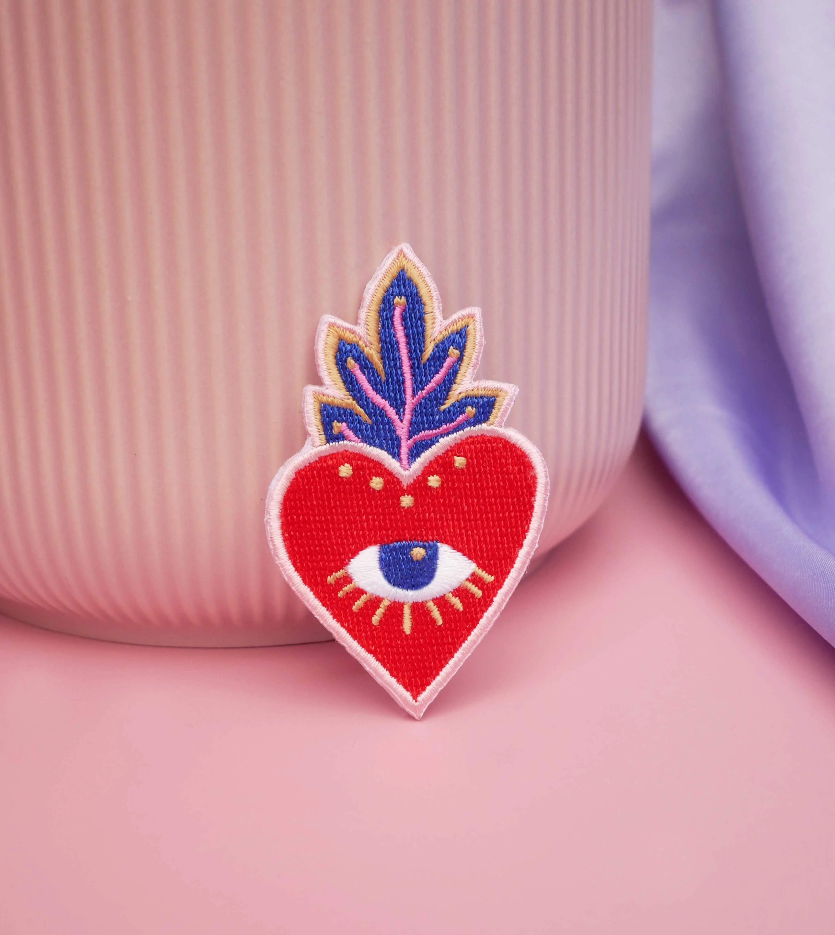 Iron-on patch Heart Ex Voto