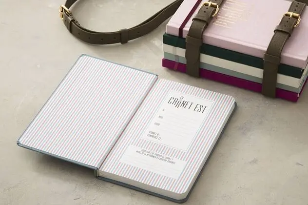 A5 Storm Gray Notebook - 128 lined pages