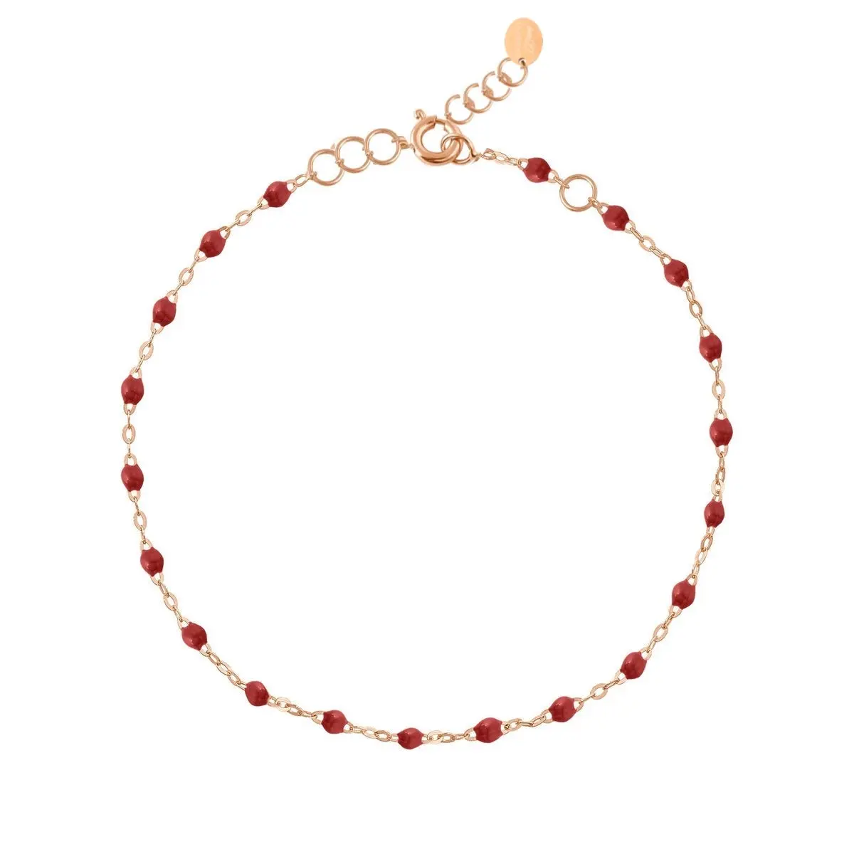 Burgundy resin bracelet