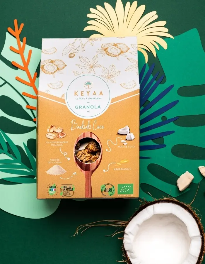 Granola Baobab Coco, the tropical escape