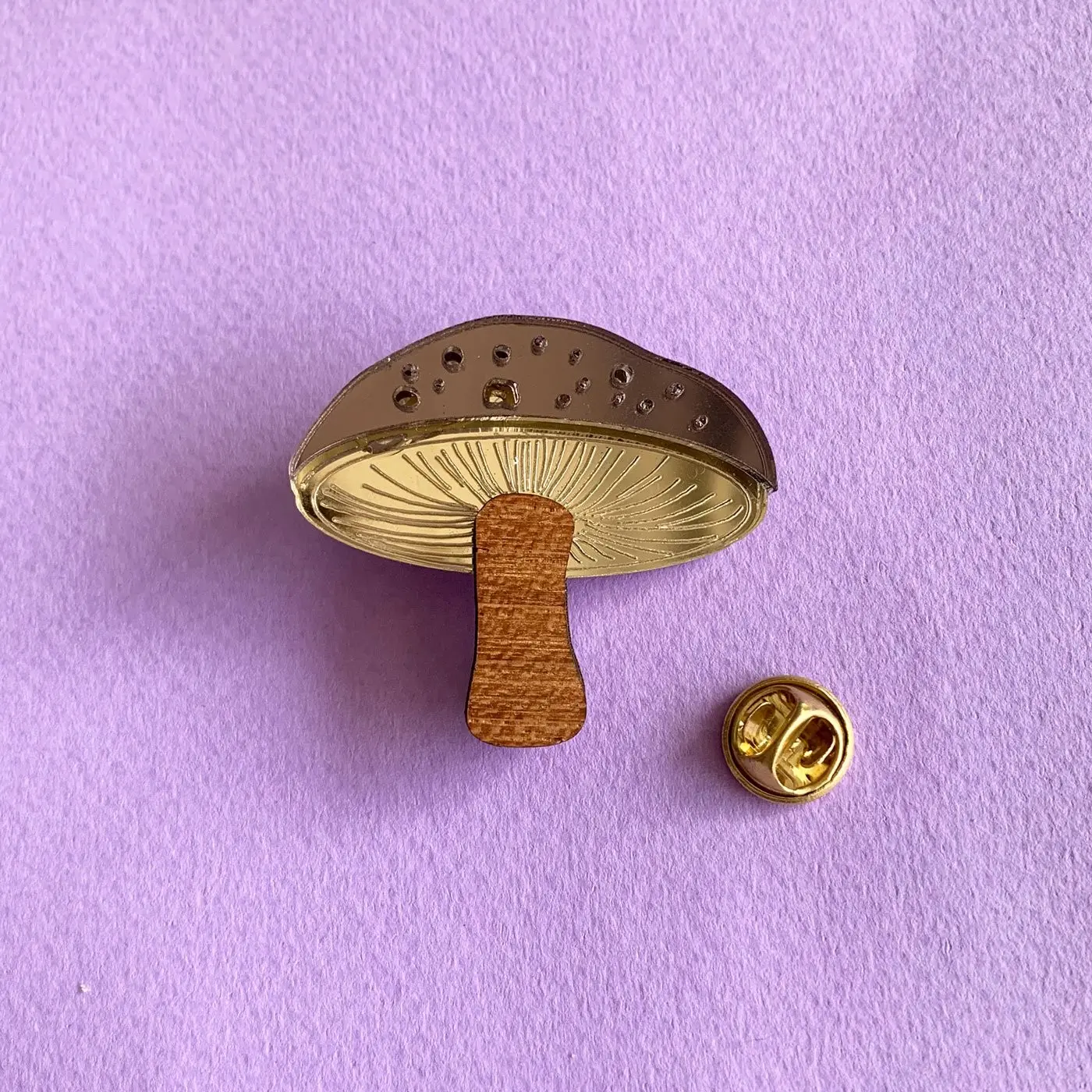 Funghi eco pin Amanita