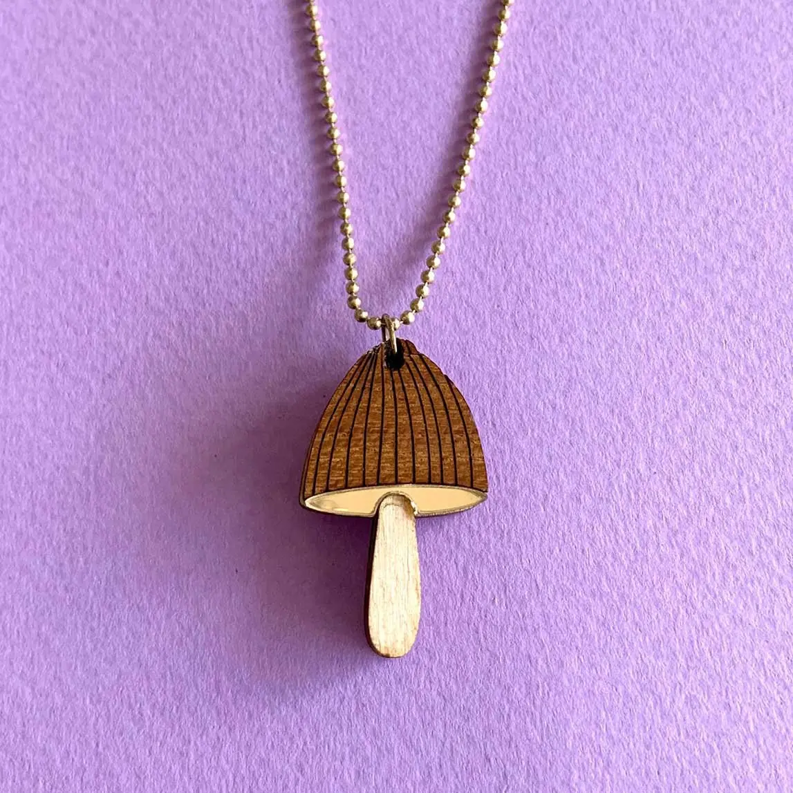 Funghi eco necklace Cap