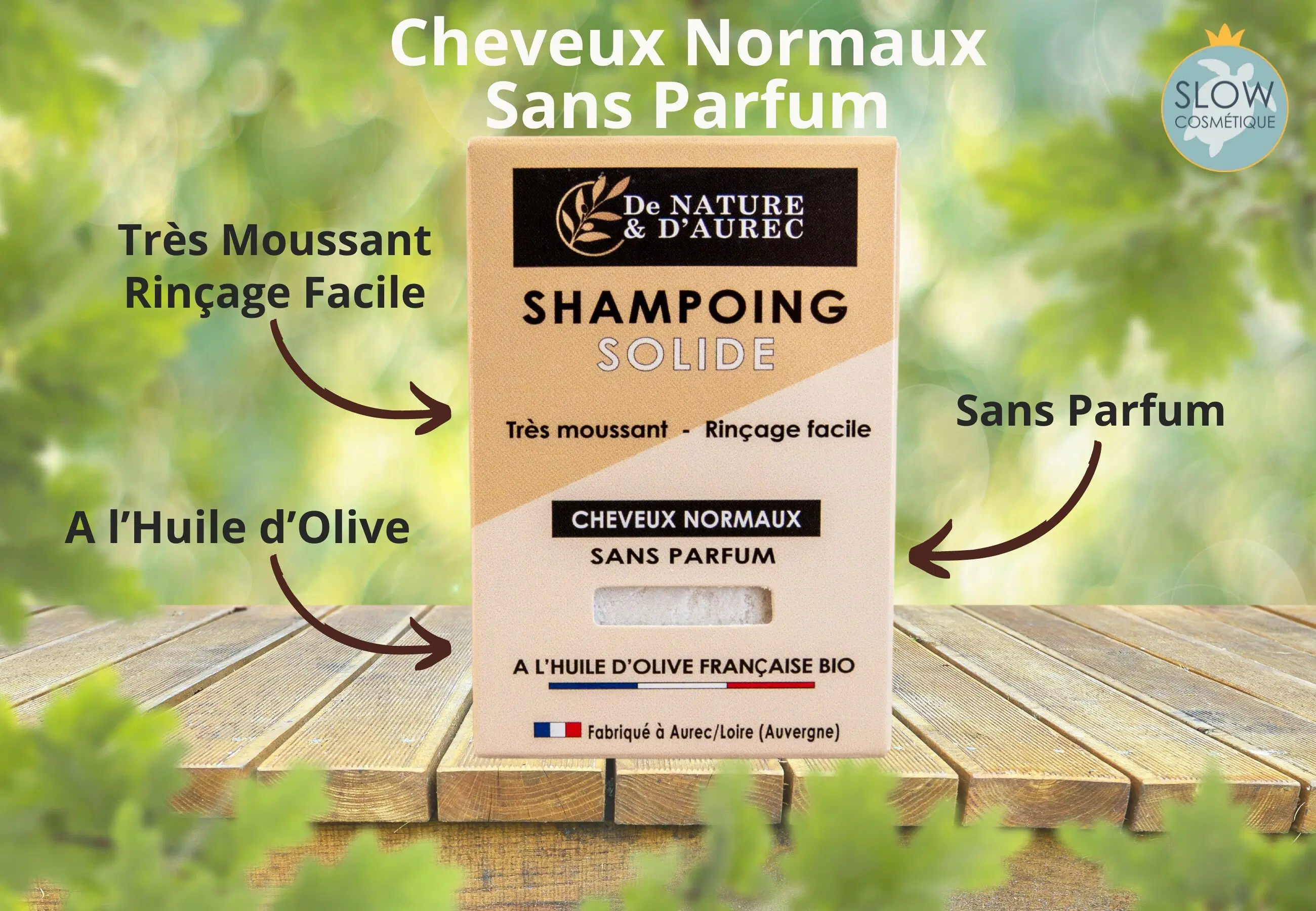 Solid shampoo: NORMAL HAIR WITHOUT FRAGRANCE
