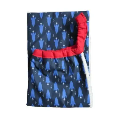 Canteen elastic bib towel Blue rockets