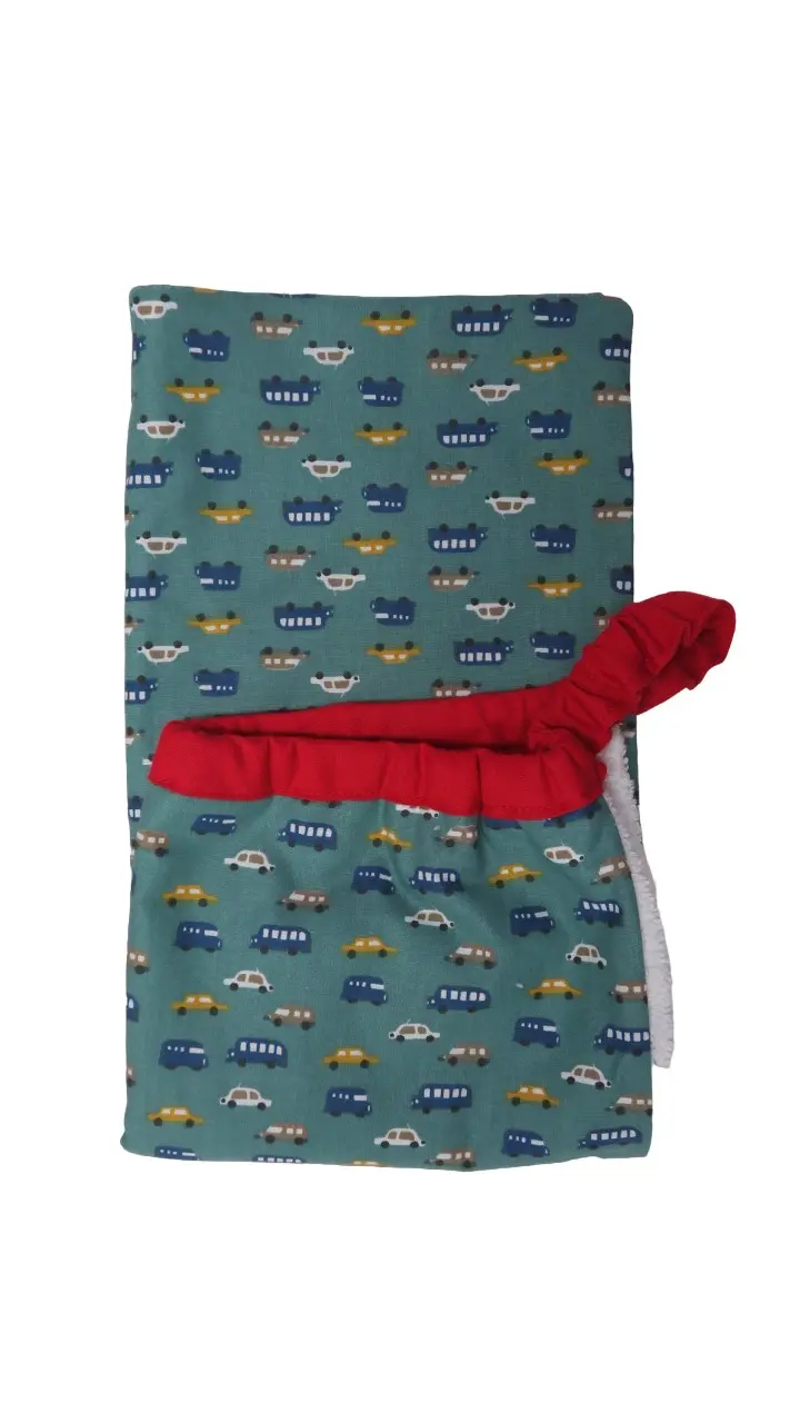 Adult elastic towel Cars blue background
