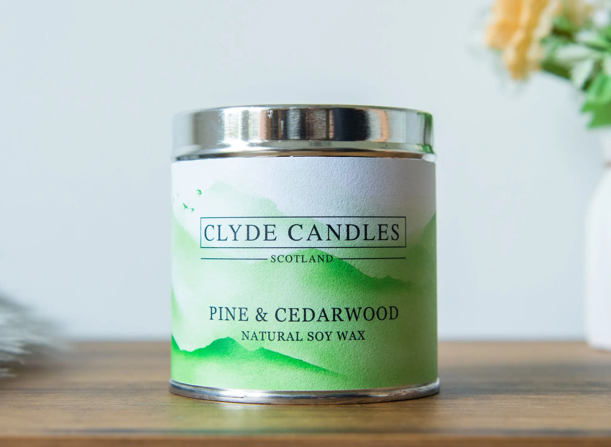 Pine & Cedarwood Candle Tin