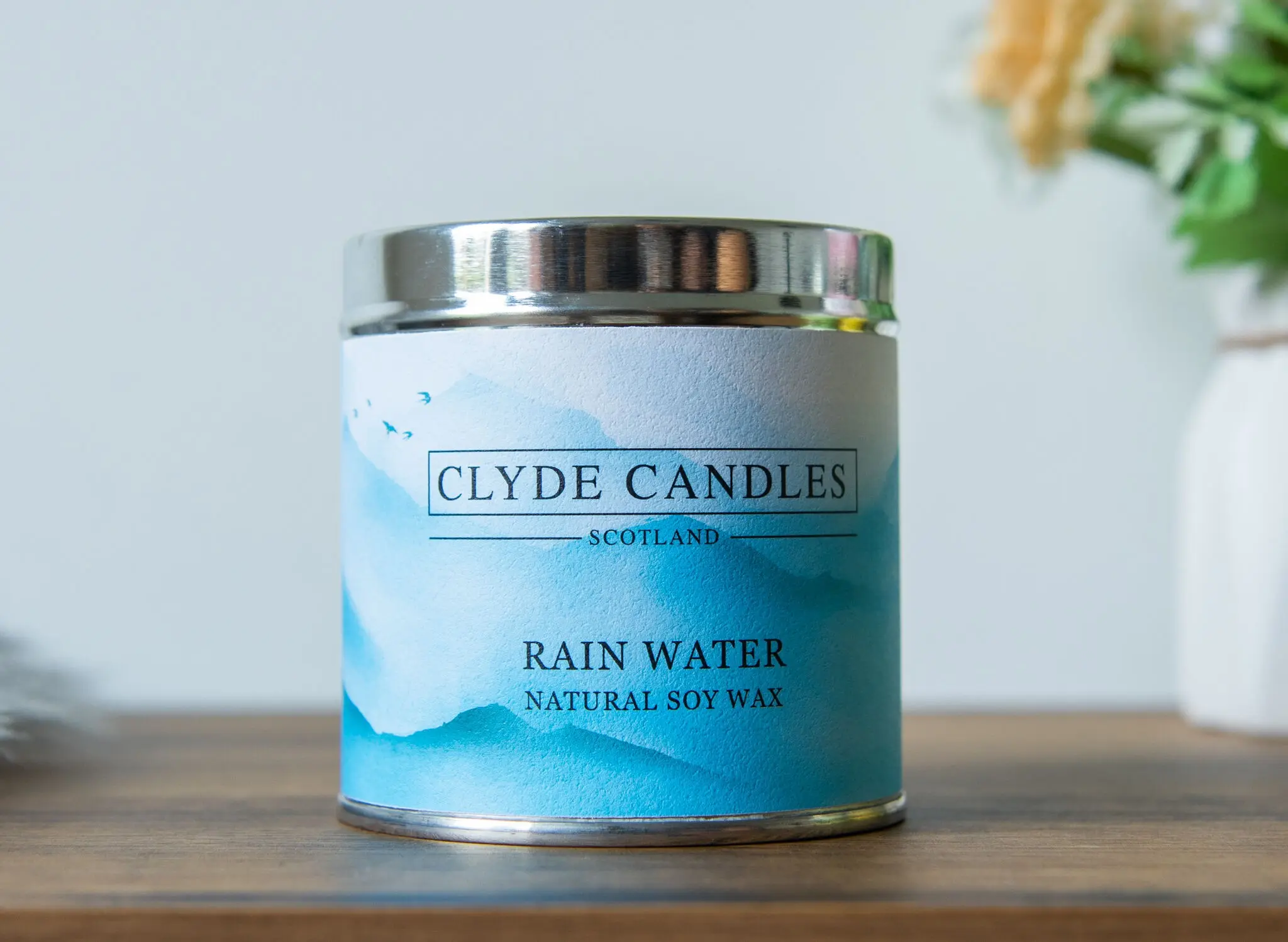 Rain Water Candle Tin