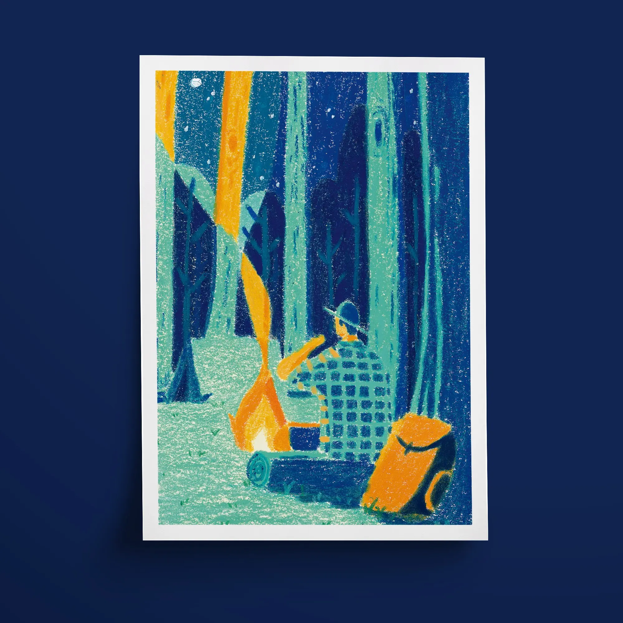 Postcard - The Campfire
