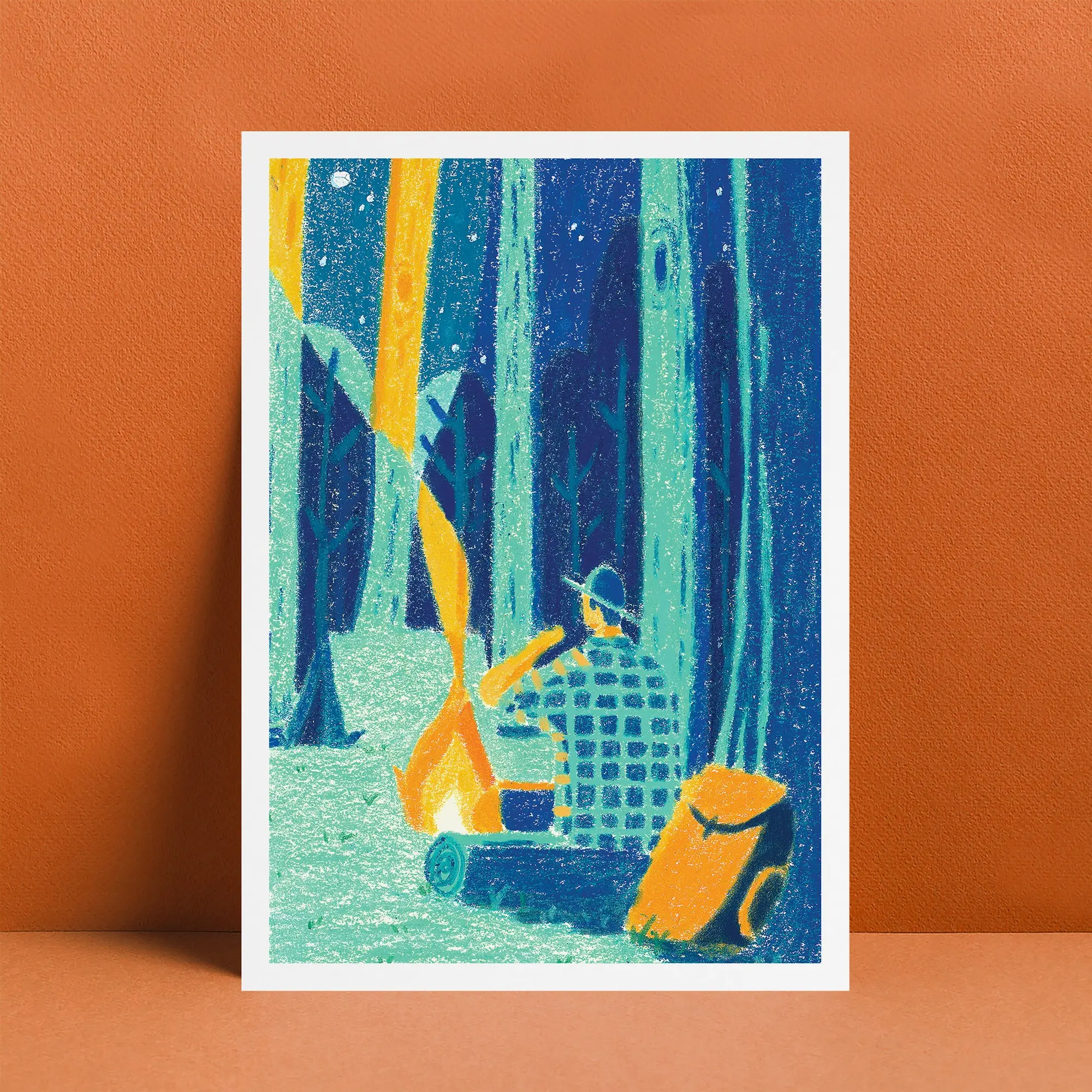 The Campfire - A4 Poster