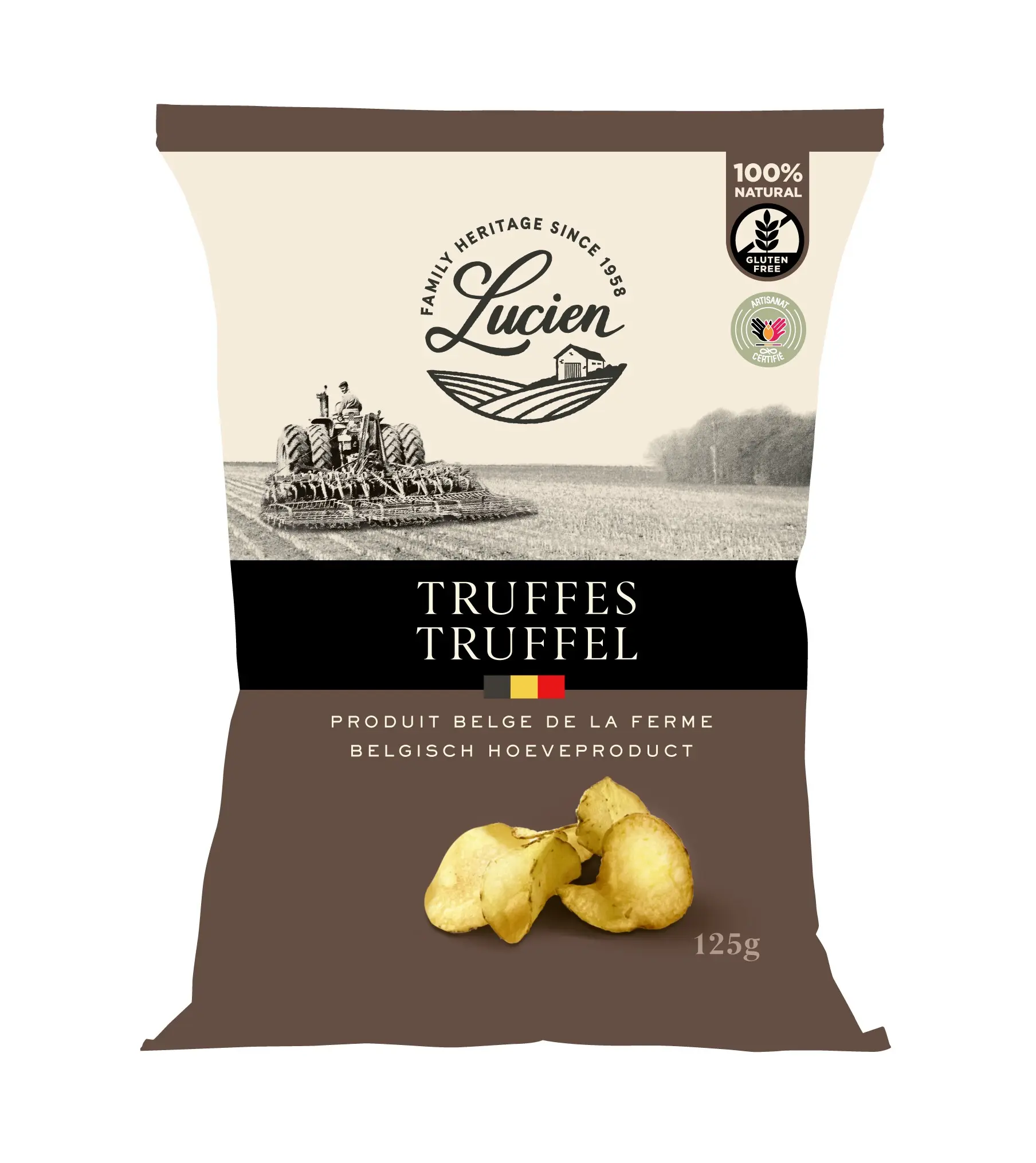 Lucien Truffe's chips - 125 gr - Limited edition