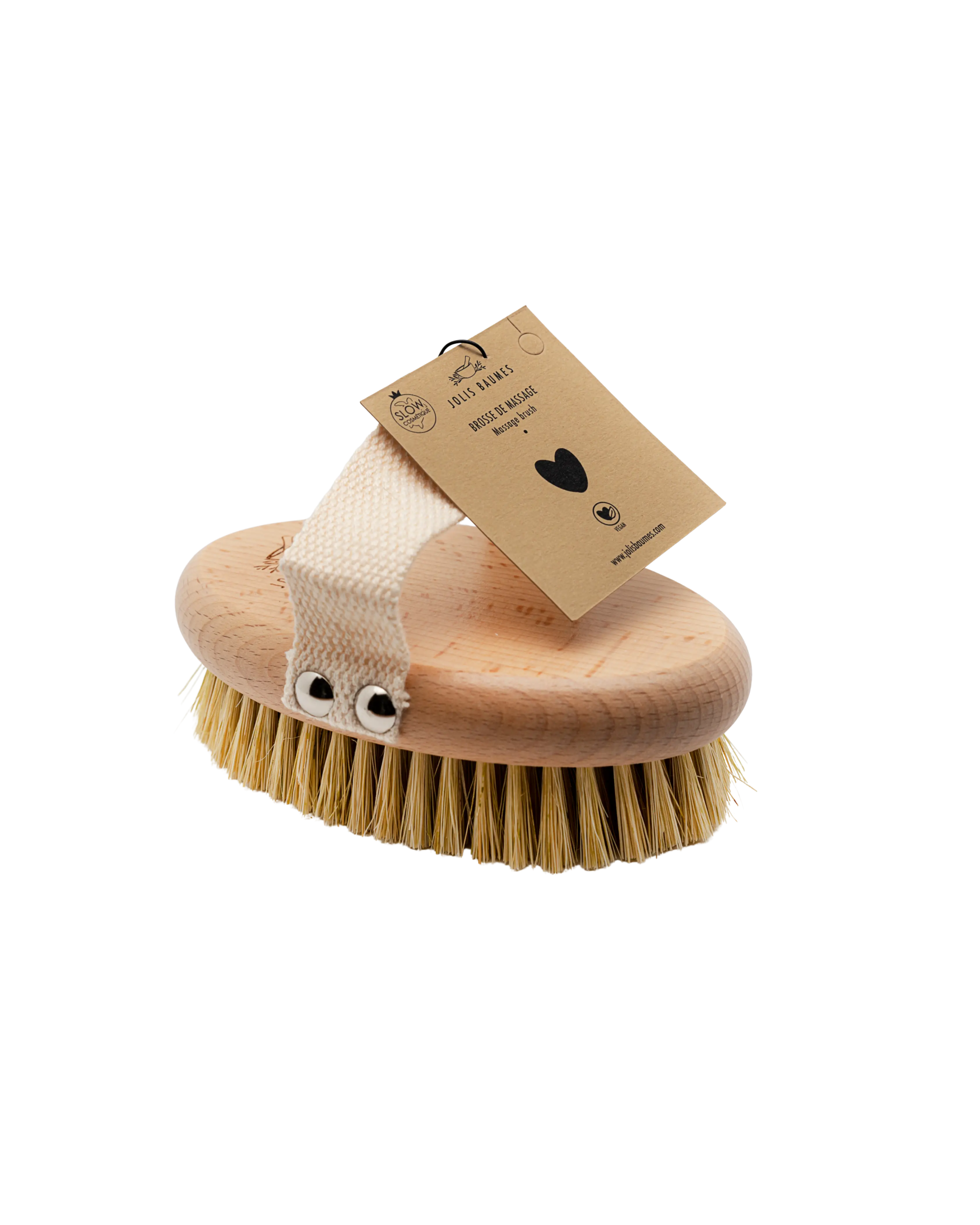 Vegan Wooden Massage Brush – Natural Drainage & Radiant Skin - Christmas Wellness Gift