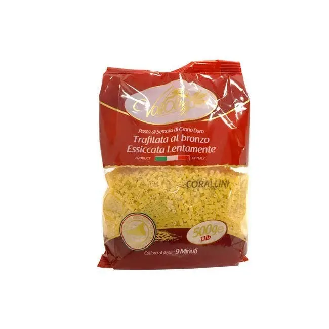 Sicilian Corallini Pasta Bronze Drawn (500g) - Vallolmo